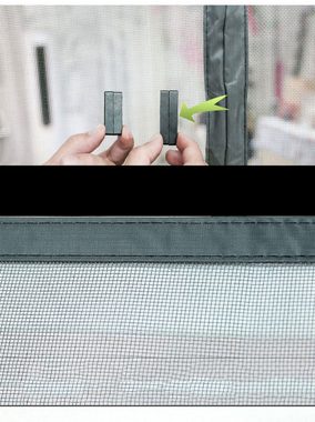 Caterize Insektenschutz-Vorhang Magnetvorhang selbstschließend - Insektenschutzvorhang mit Magneten