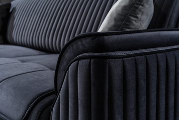 Villa Möbel Sofa Bond, 1 Stk. 2-Sitzer, Quality Made in Turkey, Luxus-Microfaser (100% Polyester)