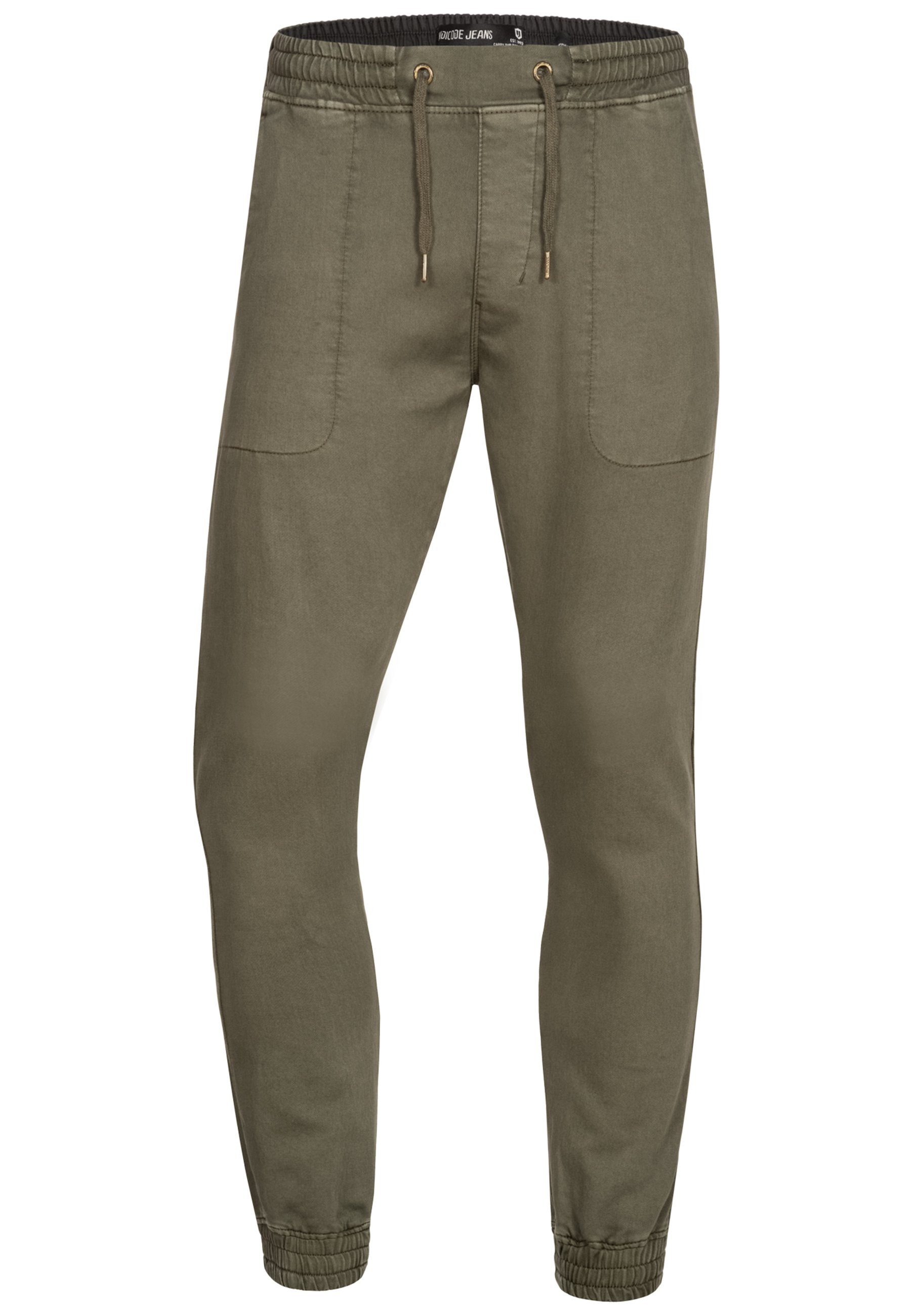 Indicode Stoffhose Herren Nizar Herrenhose Freizeithose Männer mit elastisc günstig online kaufen