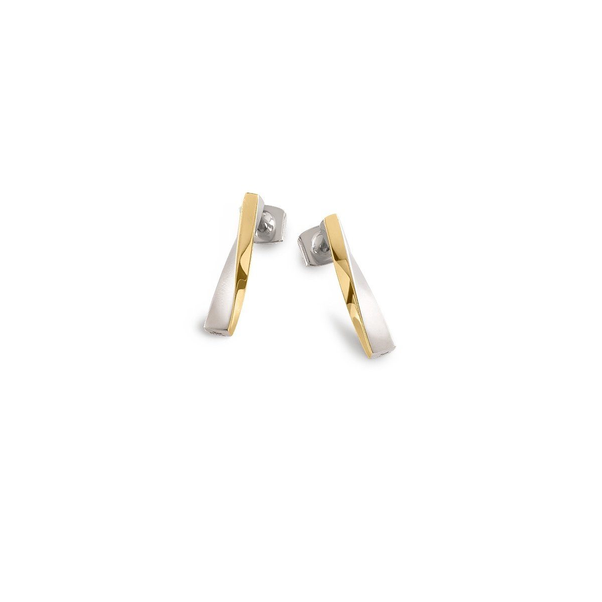 Paar Ohrstecker Ohrringe Titan bicolor 05035-03