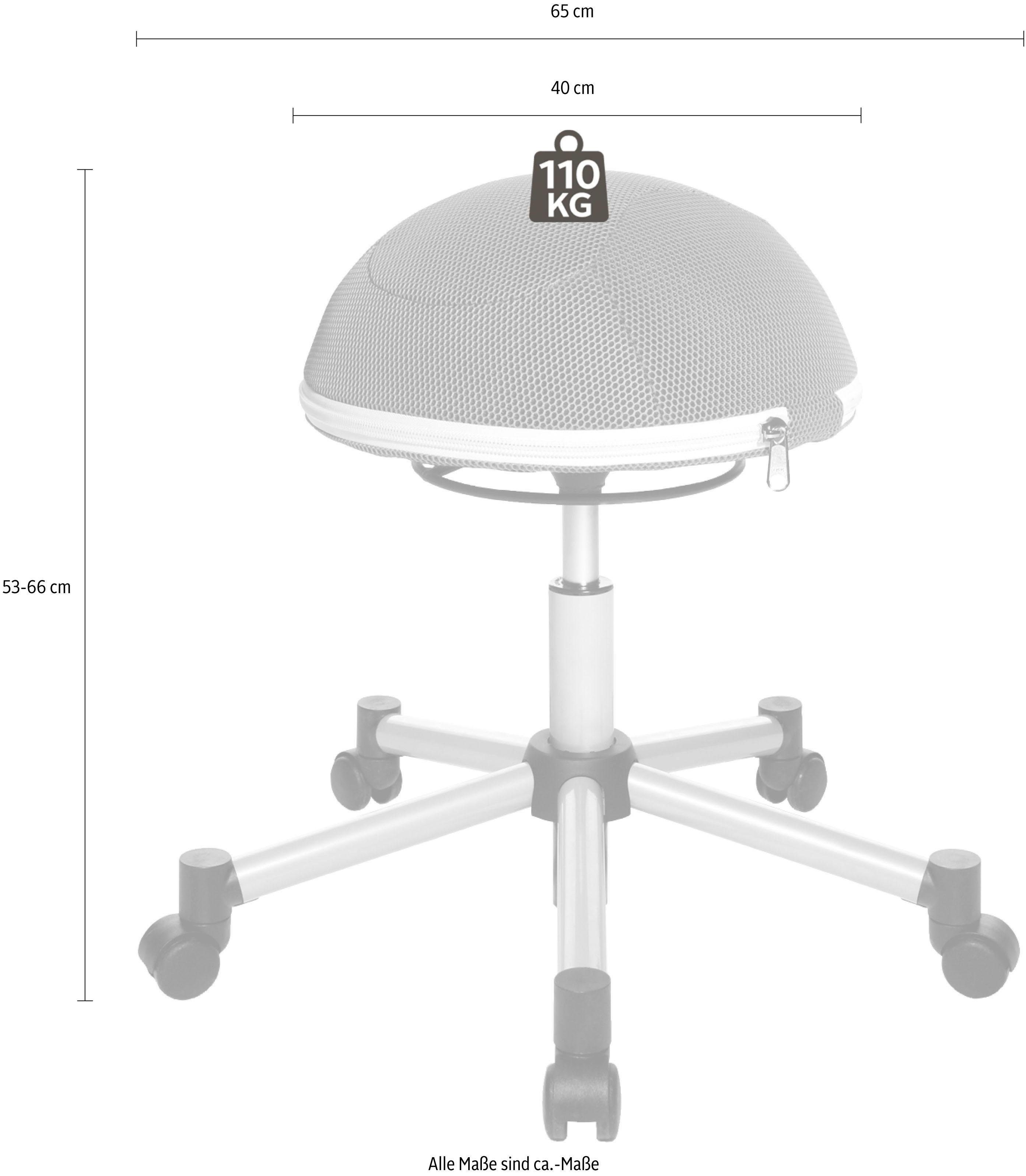TOPSTAR Arbeitshocker Sitness Half Ball günstig online kaufen