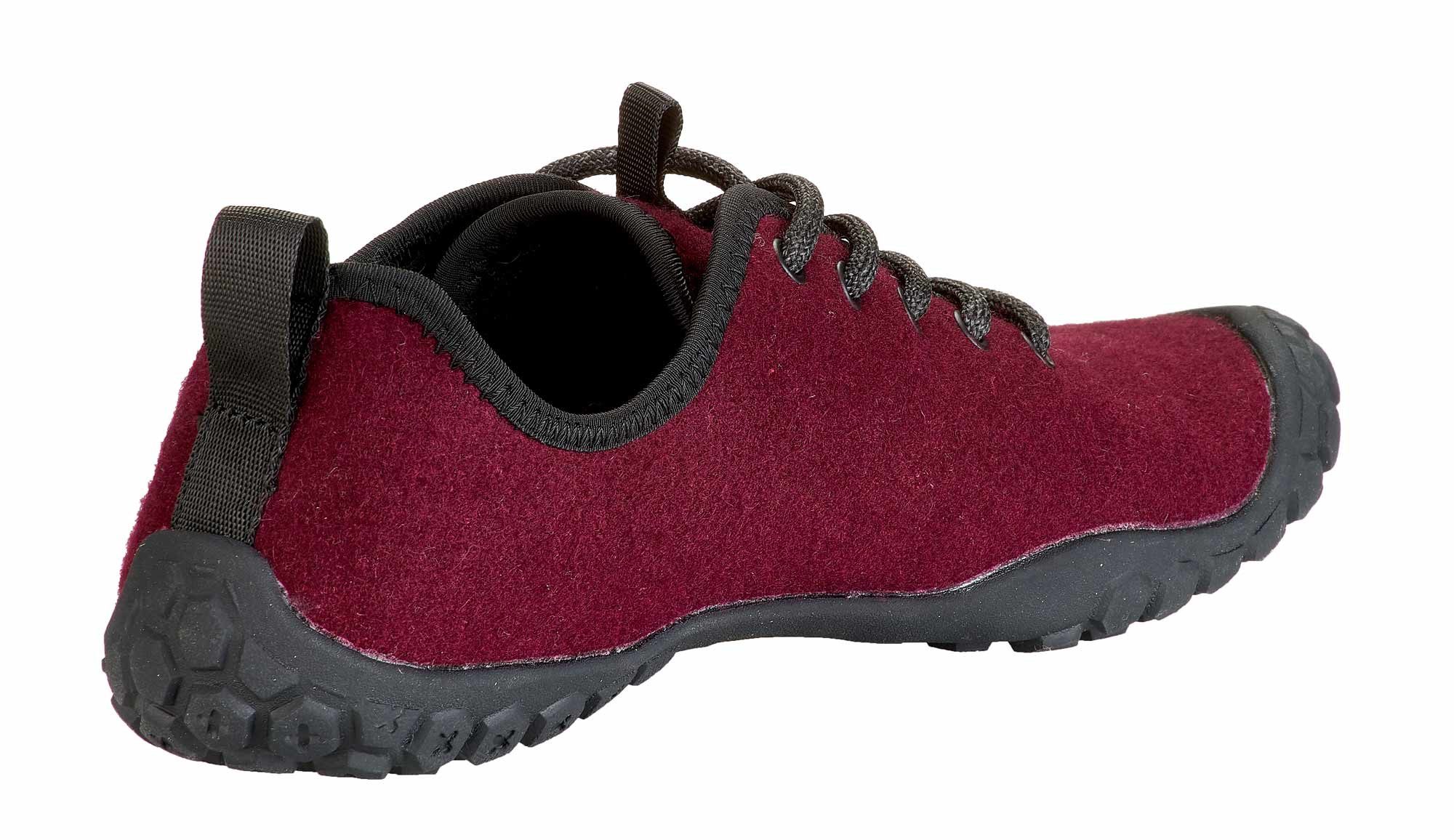 Ballop Sneaker Barefoot Corso bordeauxrot Barfußschuh