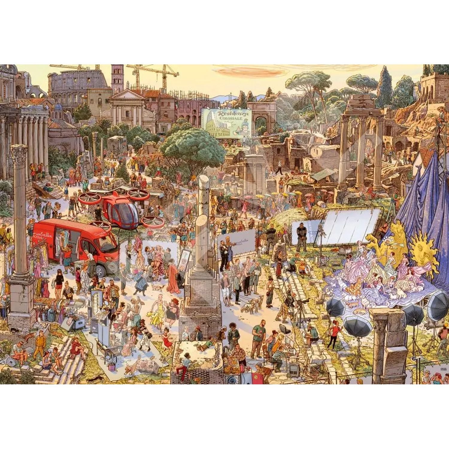 HEYE Puzzle Fashion Shoot Puzzle 2000 Teile, 2000 Puzzleteile