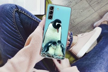 MuchoWow Handyhülle Tiere - Pinguine - Küken, Phone Case, Handyhülle Samsung Galaxy S21 Plus, Silikon, Schutzhülle