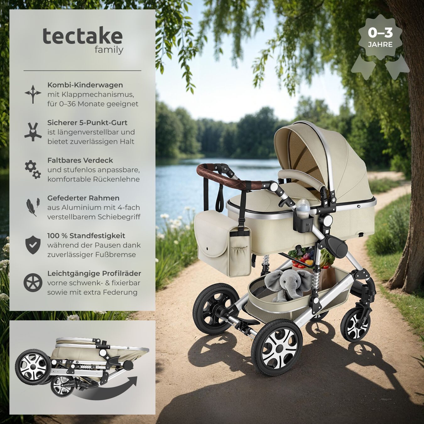 tectake Mats Kinderwagen - Bild 2