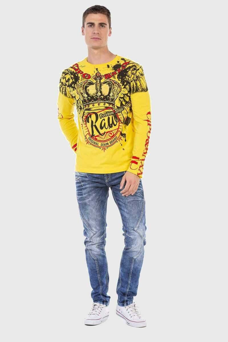 Cipo & Baxx T-Shirt "Sweatshirts" mit coolem Print günstig online kaufen