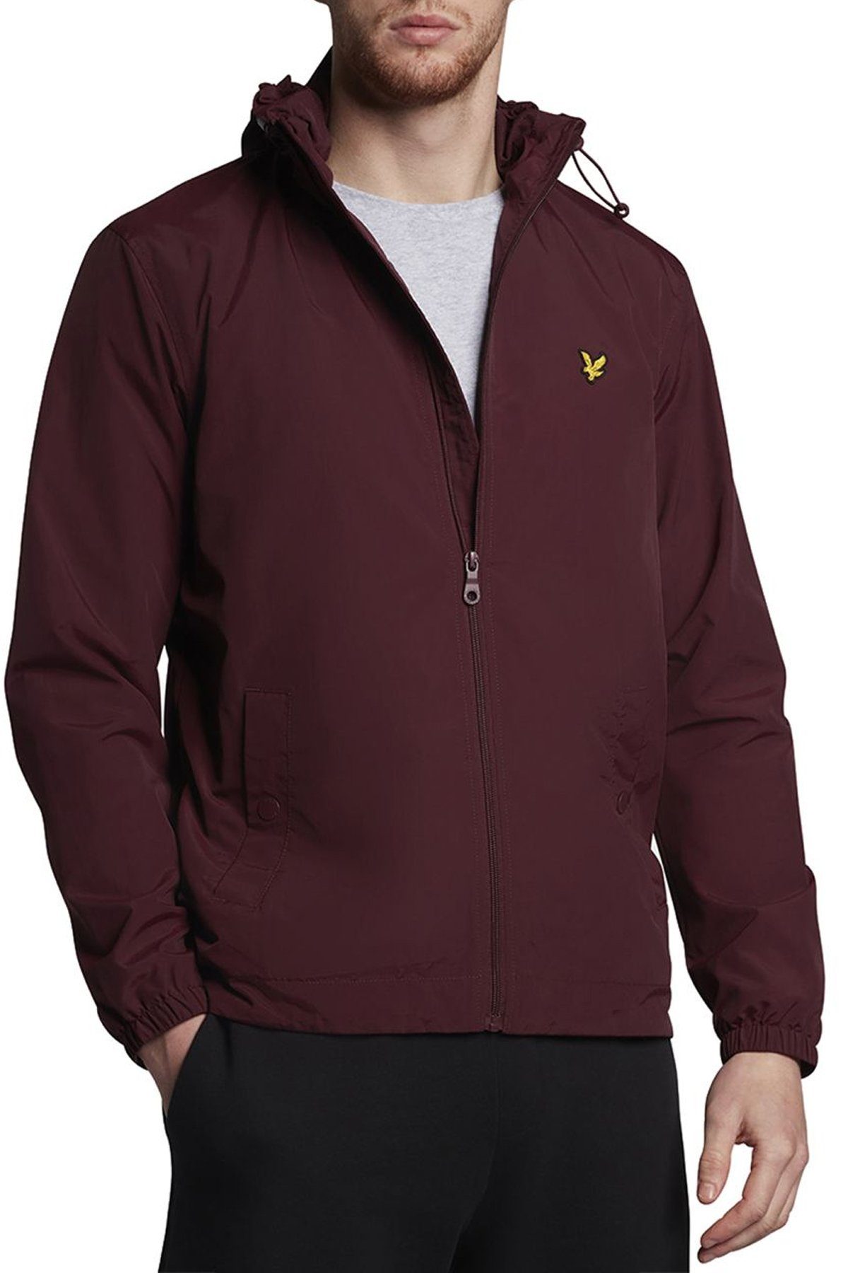 Kapuze Windbreaker Bordeaux Lyle & Scott Mit