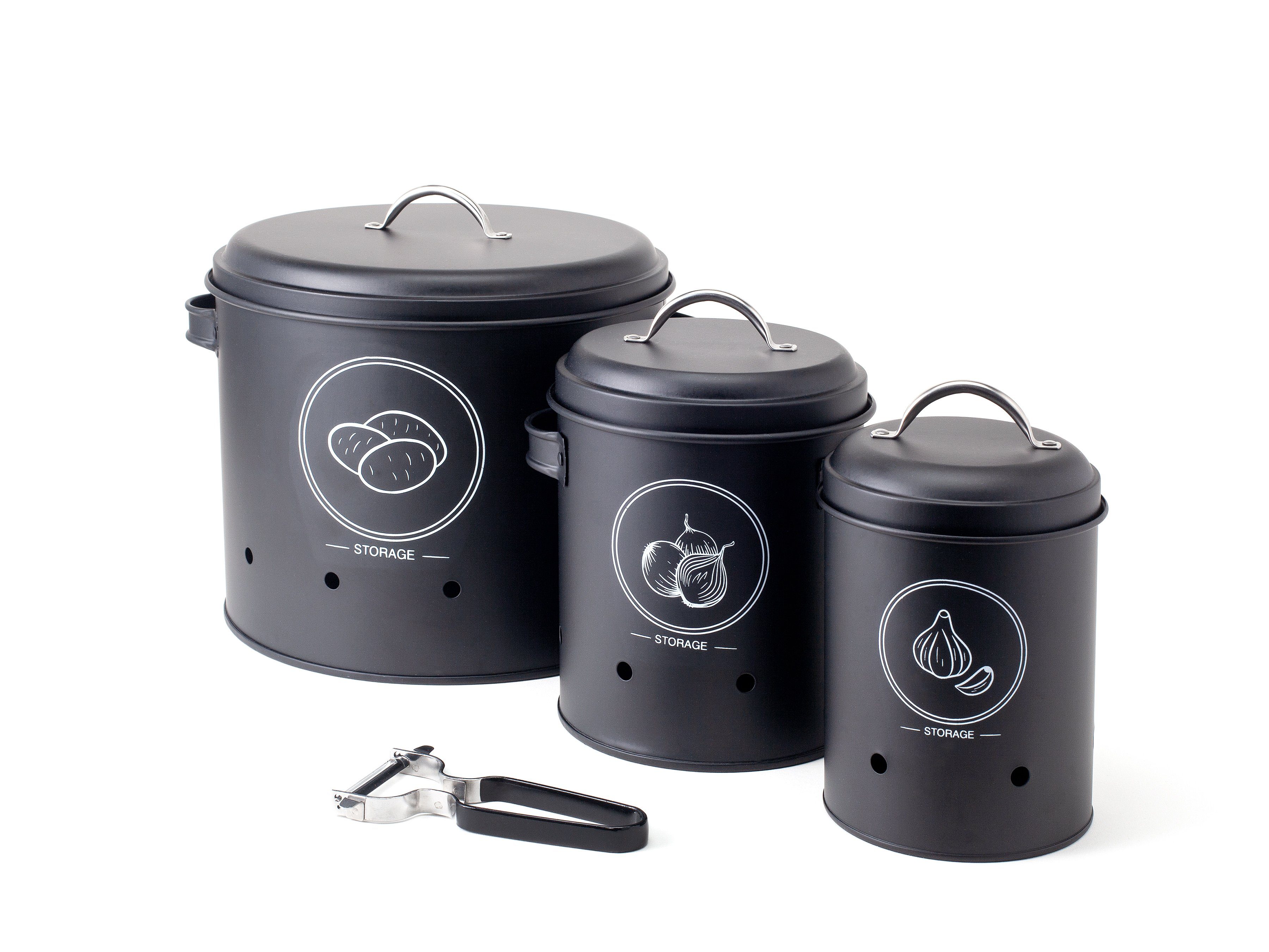 Vorratsdose Vorratsbehälter Set mit Sparschäler