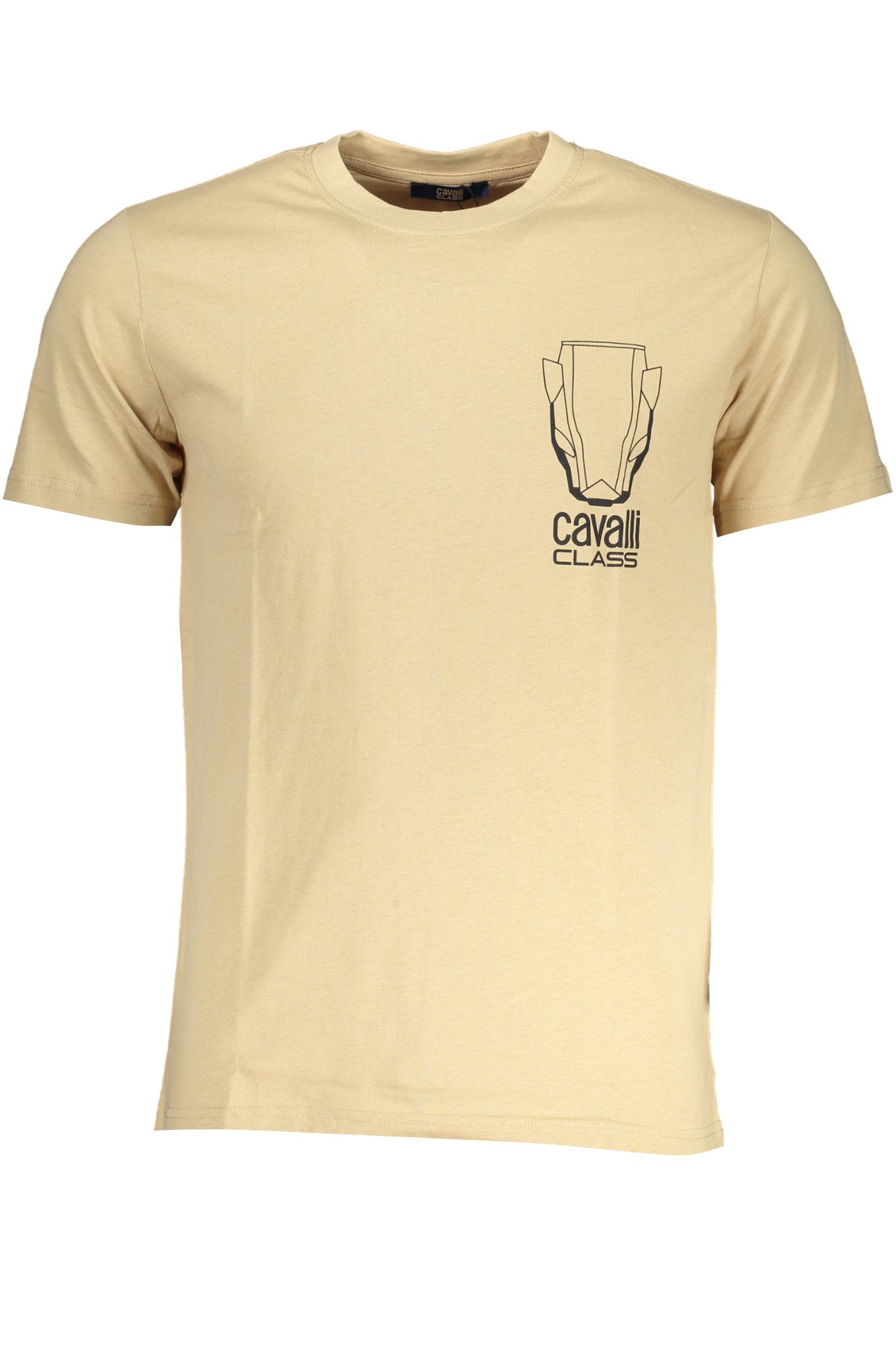 Cavalli Class T-Shirt Beiges Kurzarm Herren günstig online kaufen