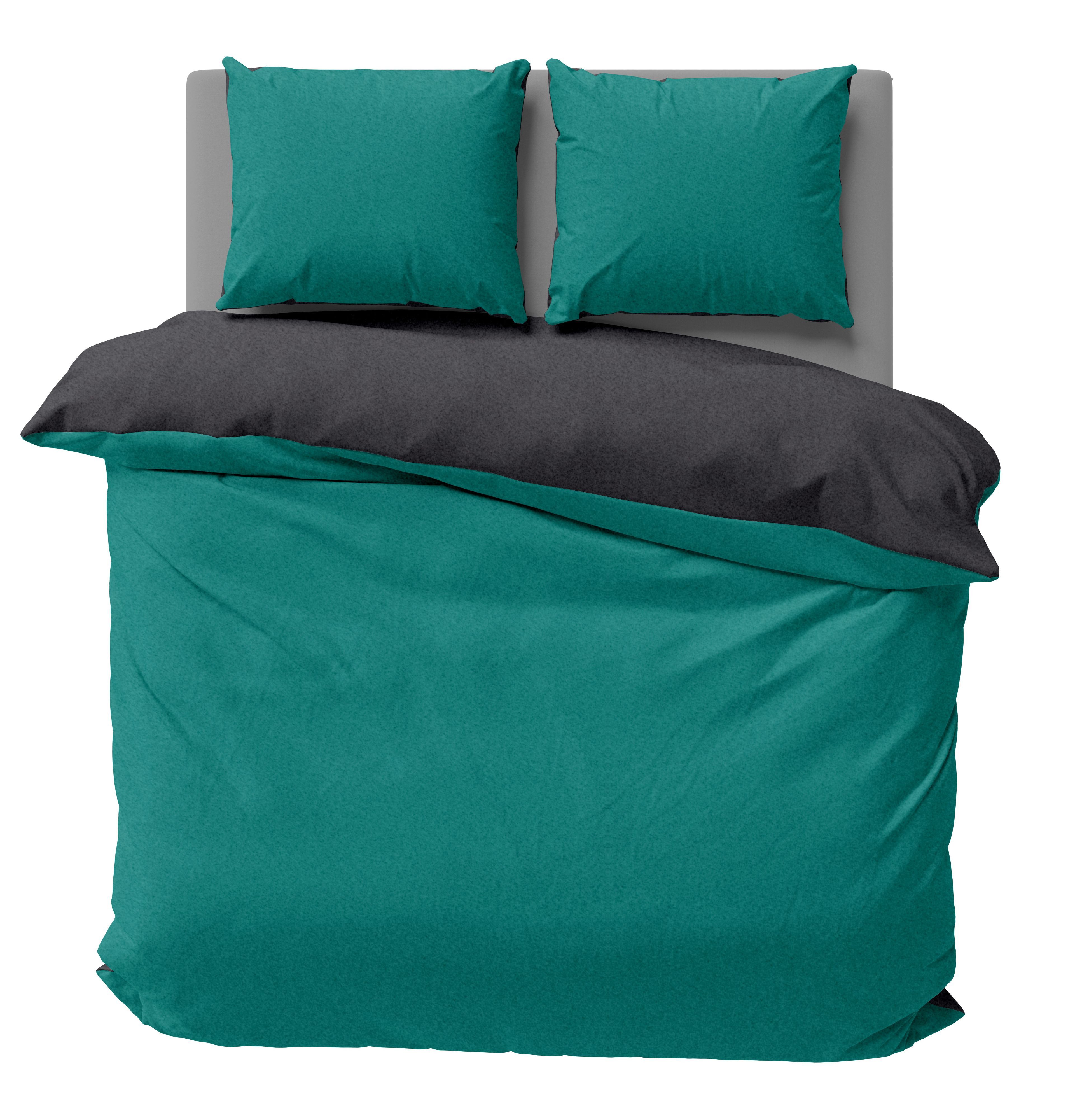One Home Bettwäsche Doubleface Unifarben, Fleece, günstig online kaufen