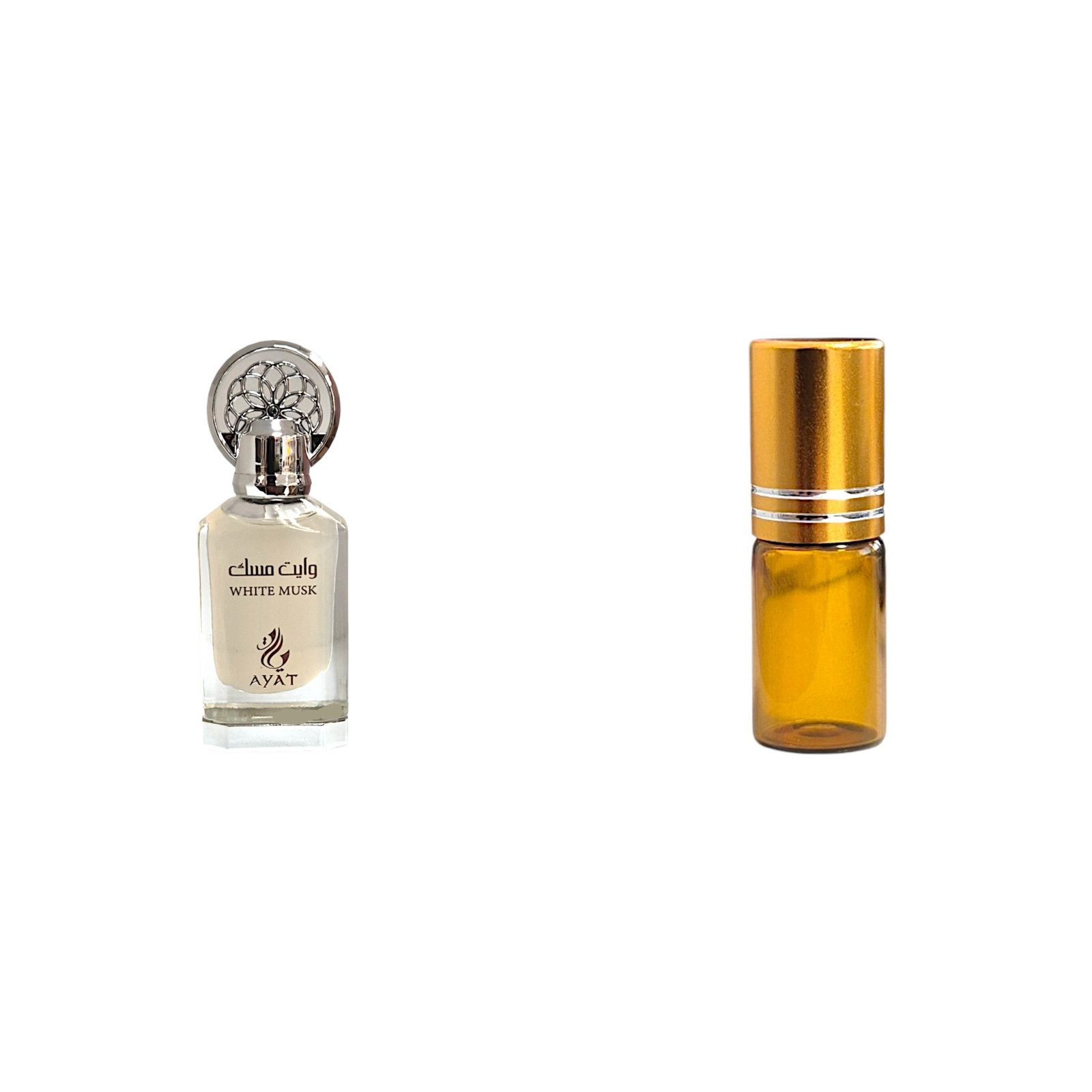 Ayat Perfumes Duft-Set Ayat White Musk Parfumöl 12ml + Roll-On (leer)