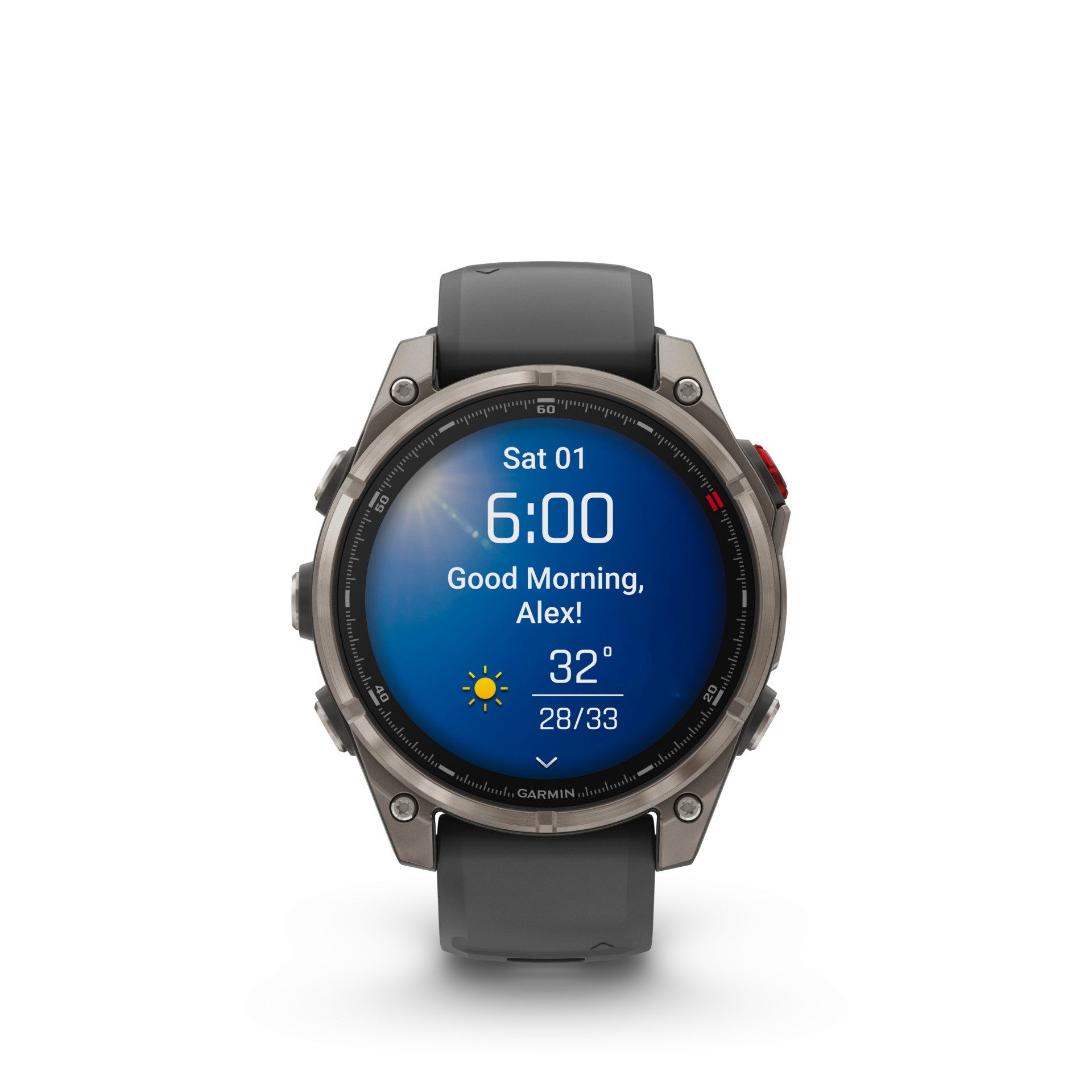 Garmin FENIX 8 Pro - smarte Premium Multisport GPS-Uhr Smartwatch (3,556 cm/1,4 Zoll, Garmin)