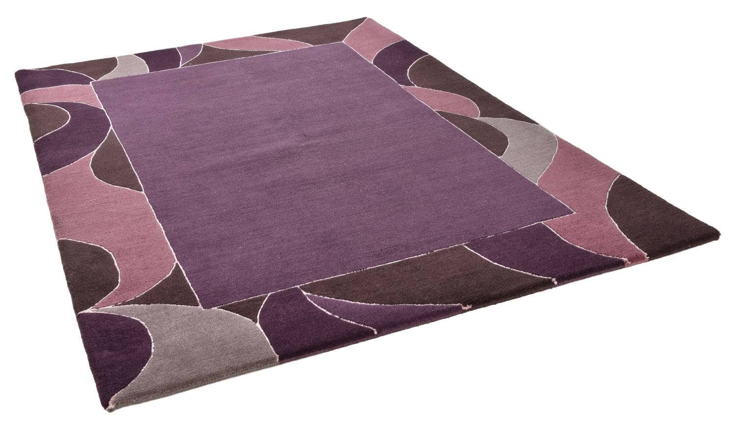x 240 cm, Teppich THEKO, Rechteckig, multi Gurkha, 170 purple