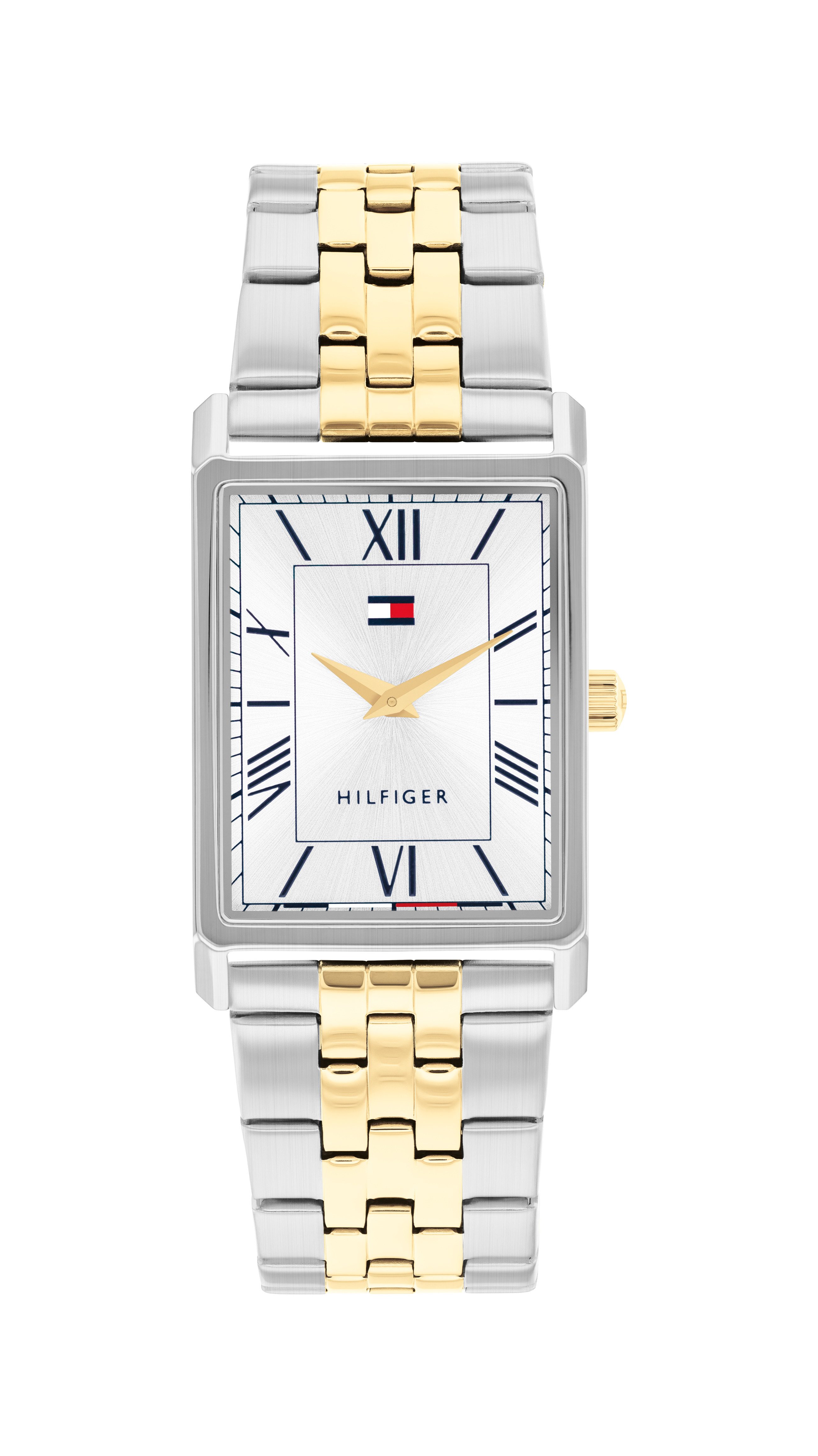 Tommy Hilfiger Quarzuhr Ben 1710774, Armbanduhr, Herrenuhr, Edelstahlarmband, analog