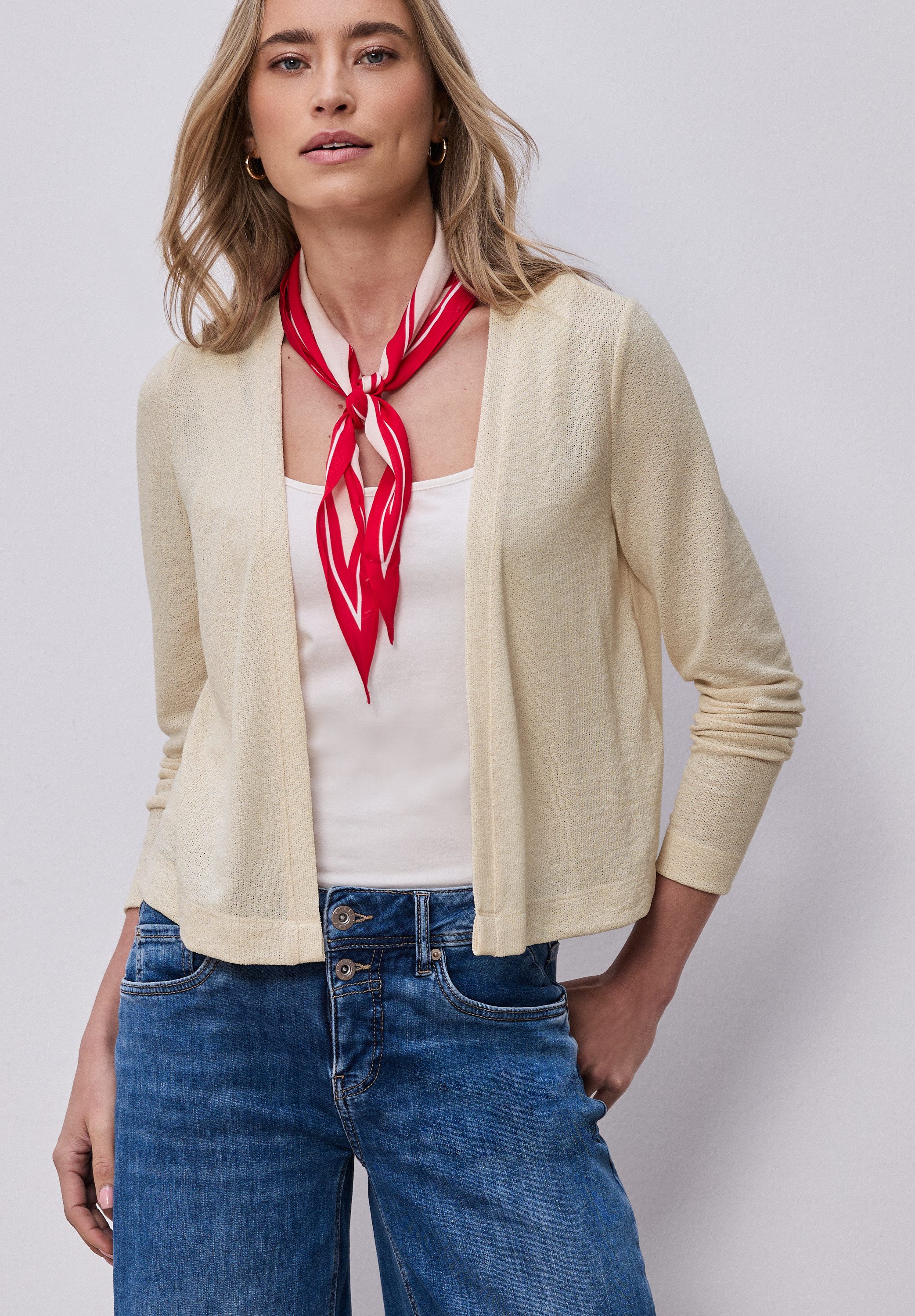 STREET ONE Strickjacke Style Nette in offener Passform günstig online kaufen
