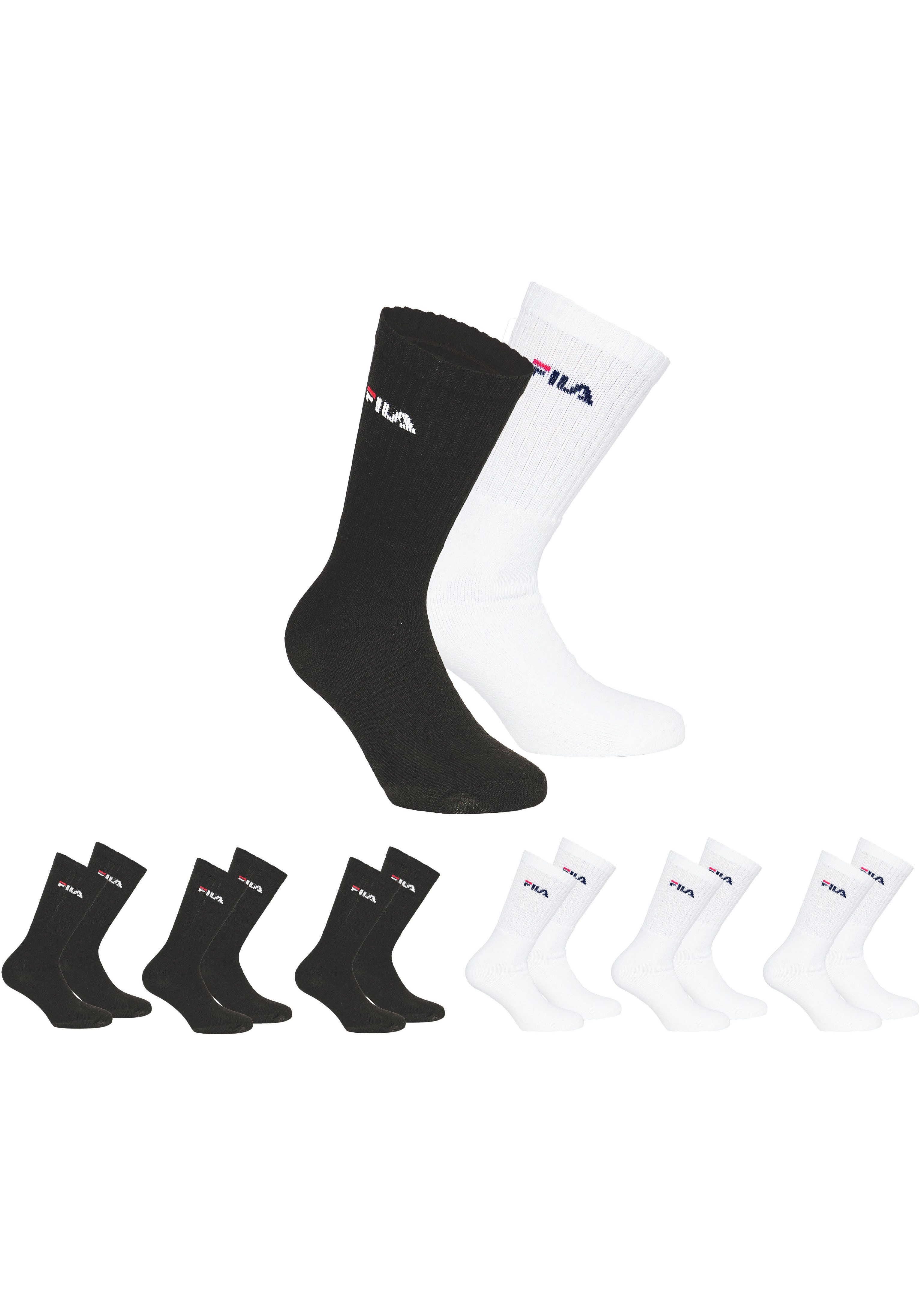 Fila Sportsocken UNISEX CREW TENNIS FULL TERRY SOCKS (6-Paar) mit eingestri günstig online kaufen