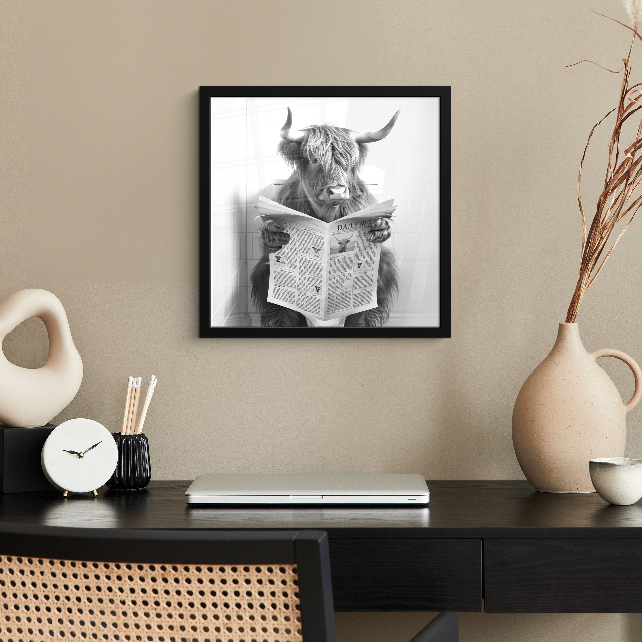 MuchoWow Poster Scottish Highlander - Tier günstig online kaufen