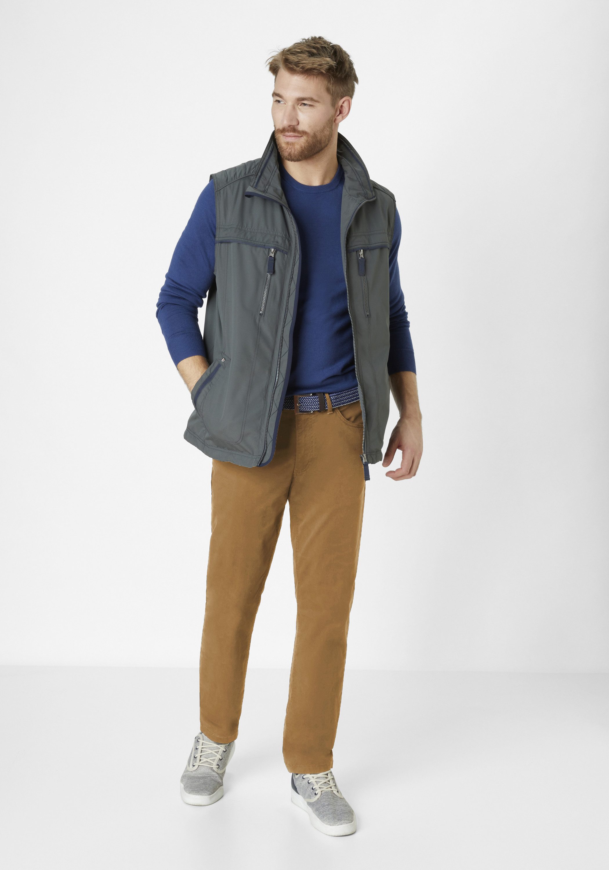 Redpoint Stoffhose MONTREAL Regular Fit 5-Pocket Hose mit elastischem Bund
