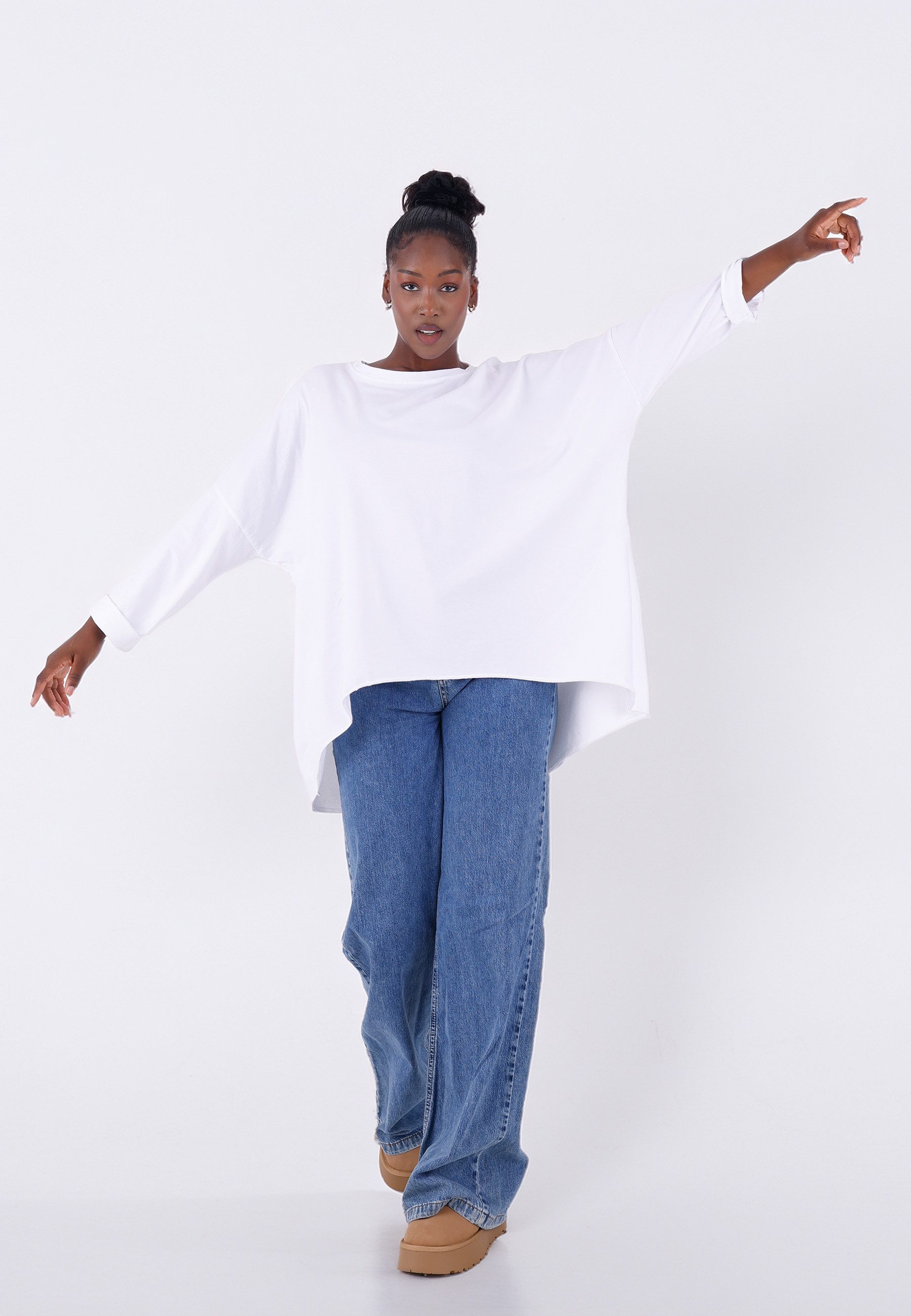 YC Fashion & Style Rundhalsshirt Longsleeve günstig online kaufen