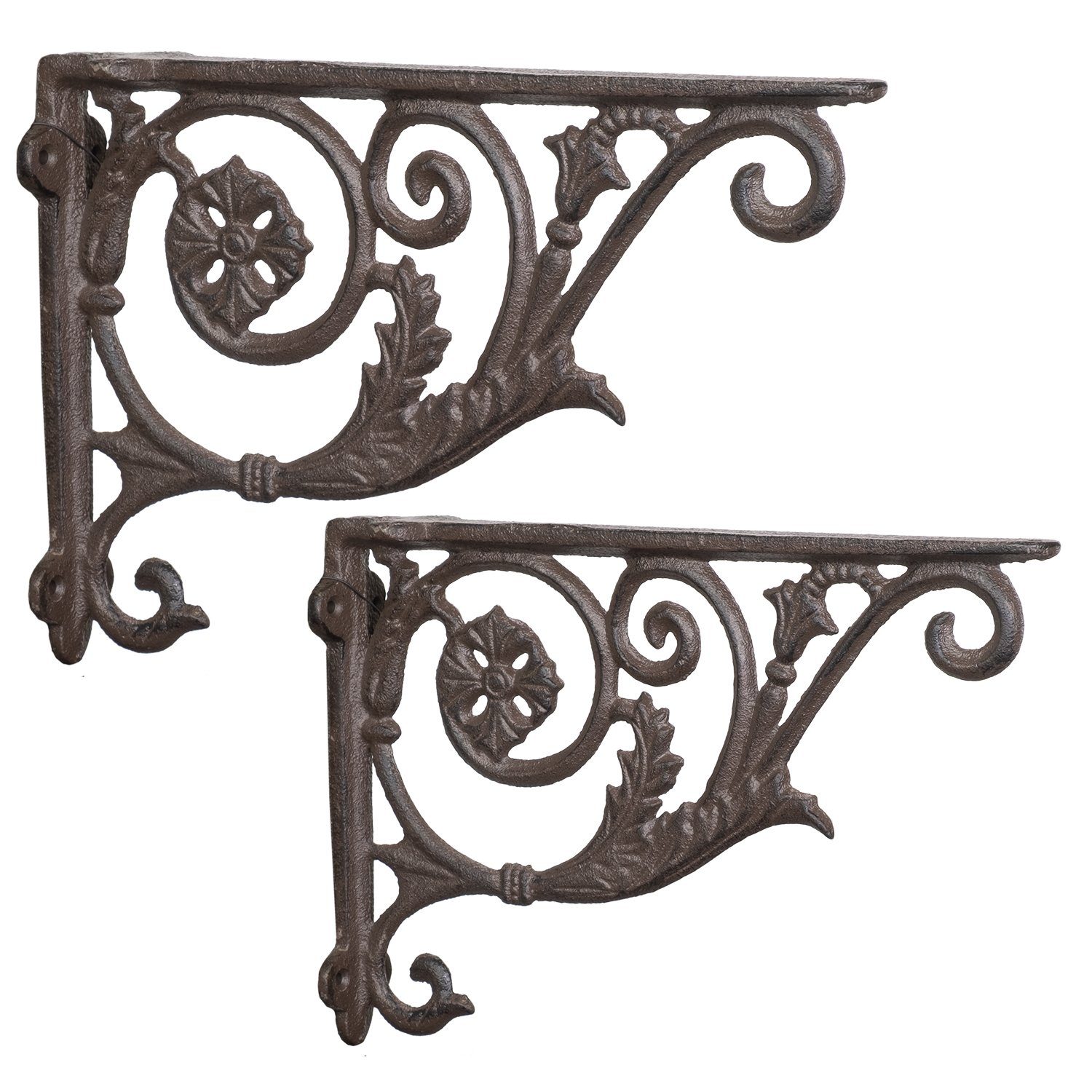 Moritz Wandregalhalter 2er Set Regalwinkel 18 x 26,5 cm Regalträger, Regalträger Regalwinkel Regalhalterung Wandregal Regal Kommode