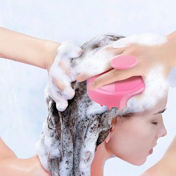 Scheiffy Massagebürste Kopfhautmassagebürste, Silikonbürste, Reinigungsbürste, Schuppenbürste
