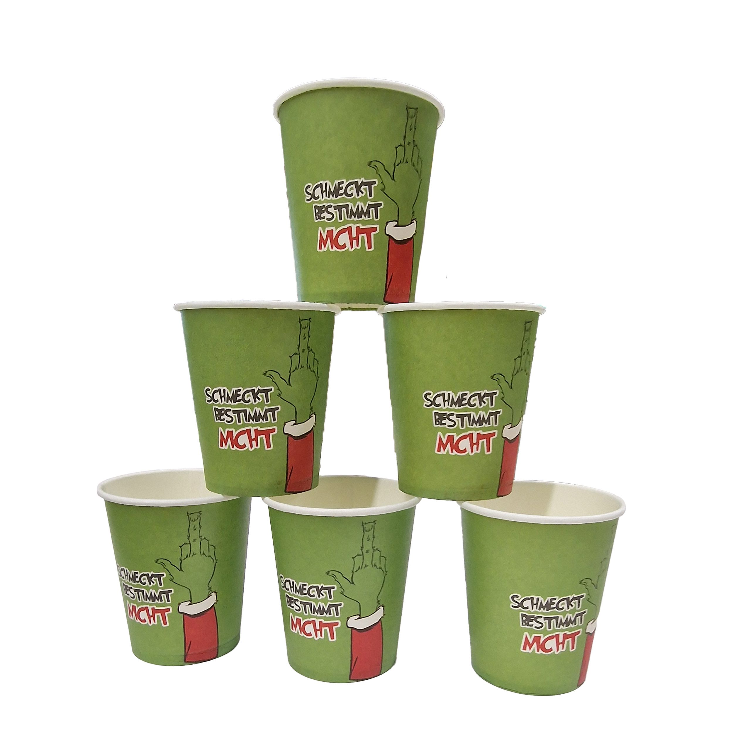 TOPCENT Einwegbecher Festtagsmuffel Pappbecher 2x 6er Set (12 Becher ... TOPCENT Einwegbecher Festtagsmuffel Pappbecher 2x 6er Set (12 Becher ...