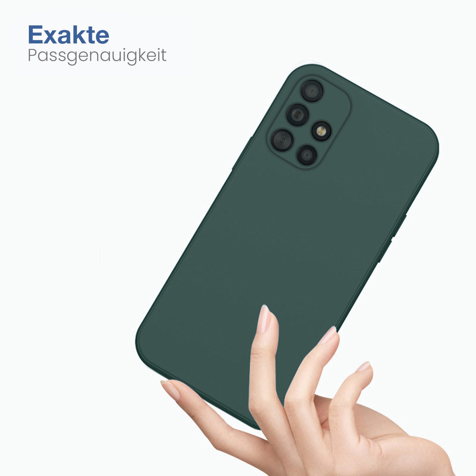 Tec-Expert Handyhülle SoftGrip Cover Hülle für Samsung Galaxy A51, Handy Case Bumper integrierter Kameraschutz flexibel – Bild 5 von 5