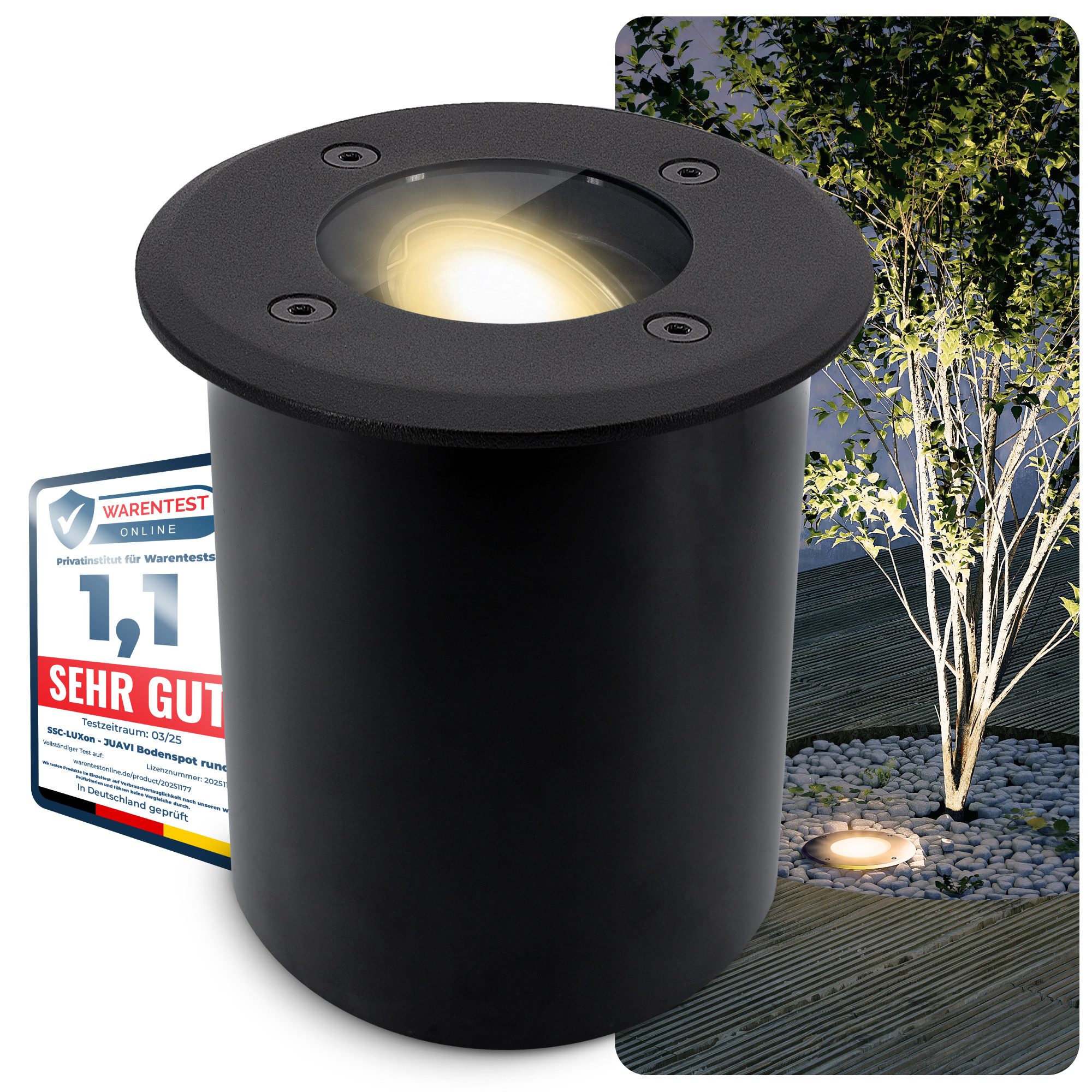 SSC-LUXon LED Gartenstrahler JUAVI Bodeneinbauleuchte IP67 günstig online kaufen