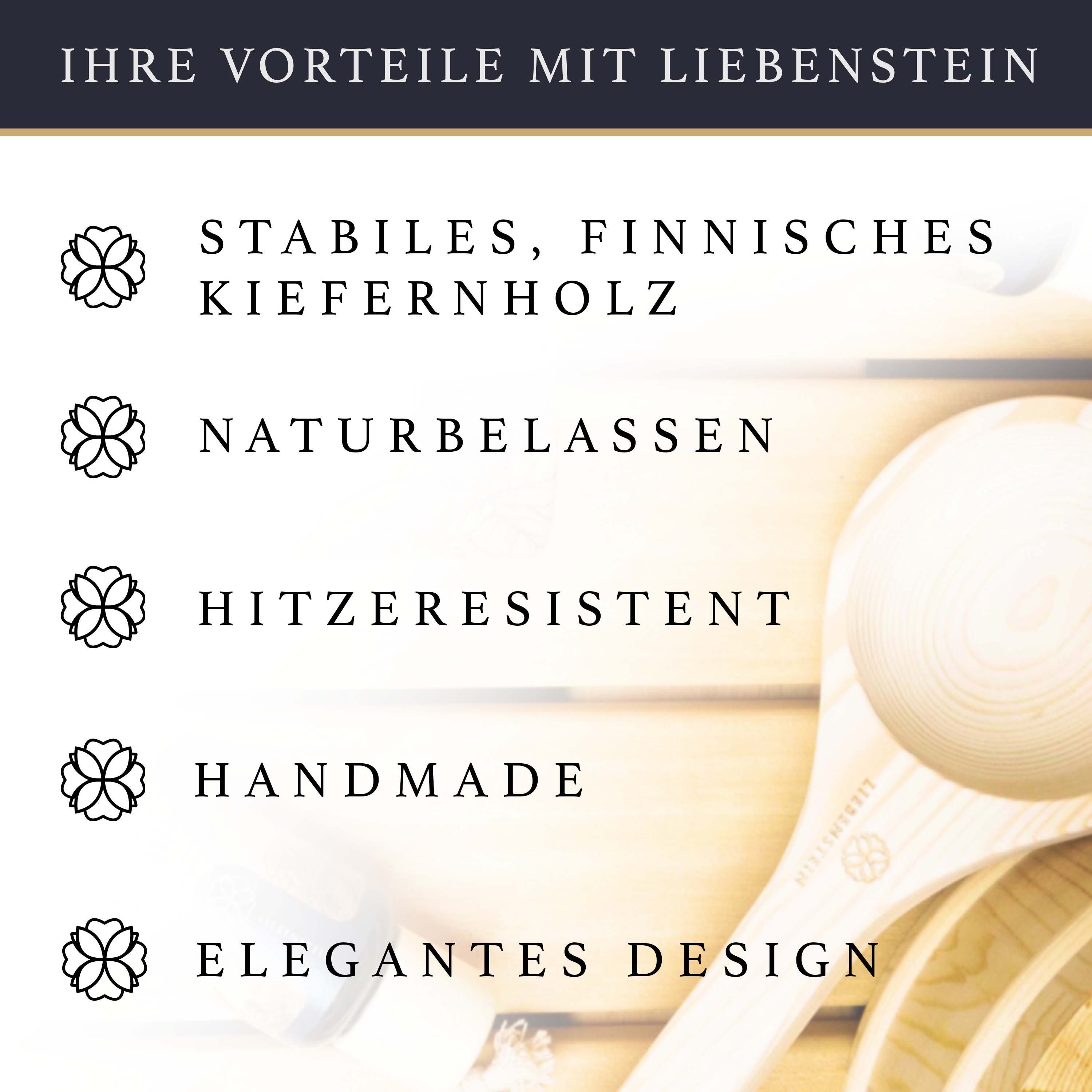 Liebenstein Aufgusskübel Sauna Eimer mit Kelle, günstig online kaufen