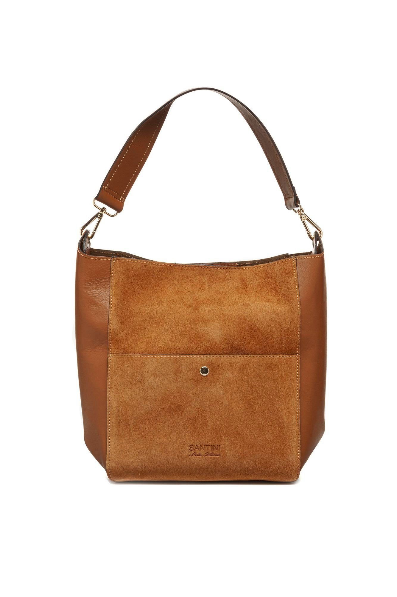 Santini Firenze Schultertasche »Leather Bag«