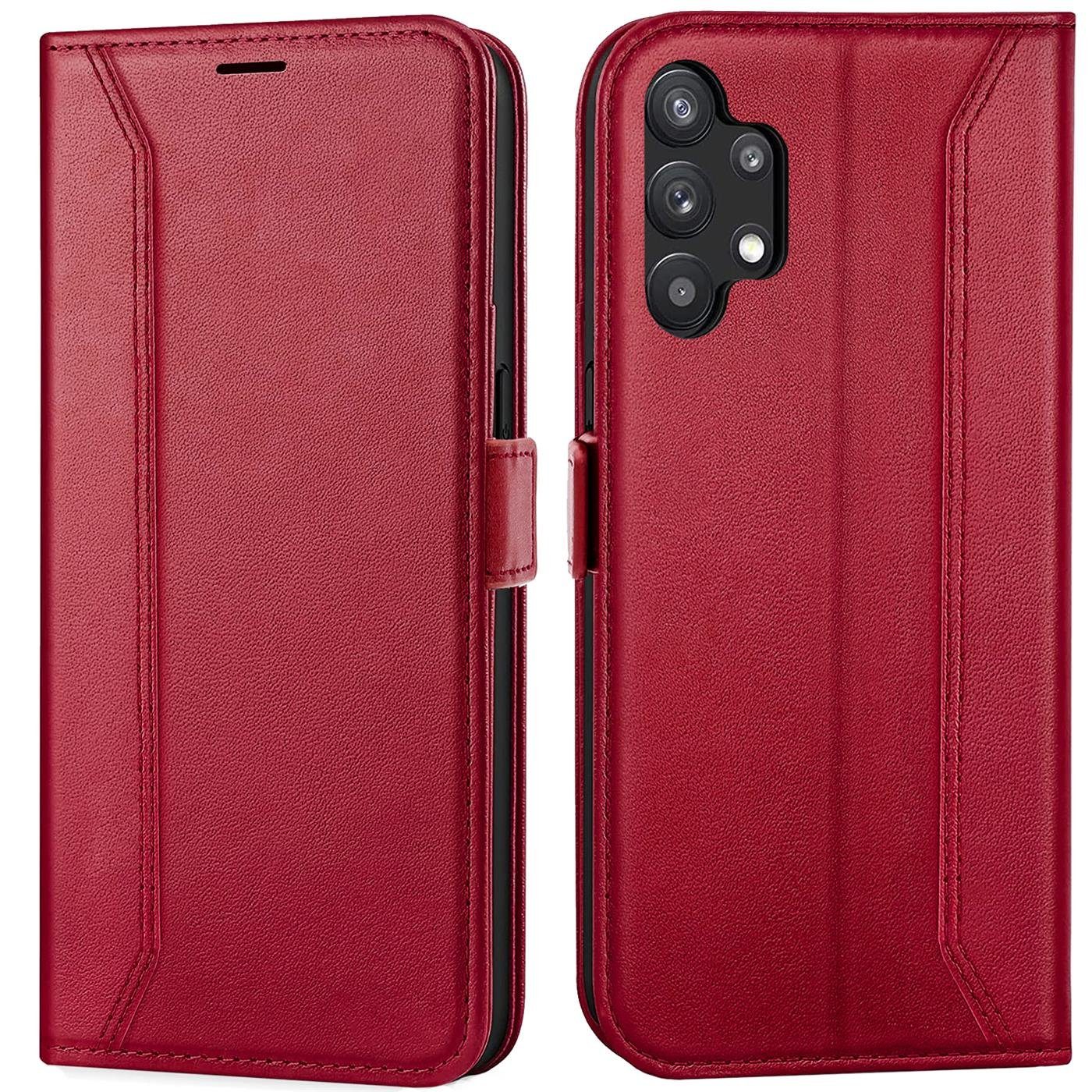 CoolGadget Handyhülle Wallet Klapptasche Cover Case für Samsung Galaxy A13 4G 6,6 Zoll, Handy Tasche mit RFID Schutz Kartenfach Book Schutzhülle