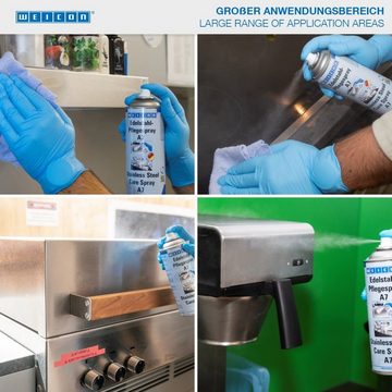 WEICON Edelstahlpflege-Spray A7 im Lebensmittelbereich, 400 ml Edelstahlreiniger