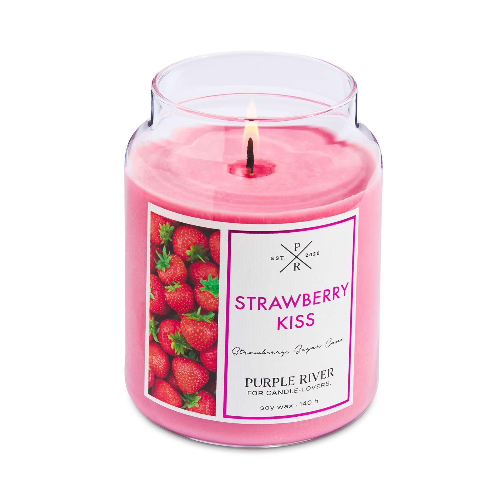 Purple River Duftkerze Strawberry Kiss - günstig online kaufen