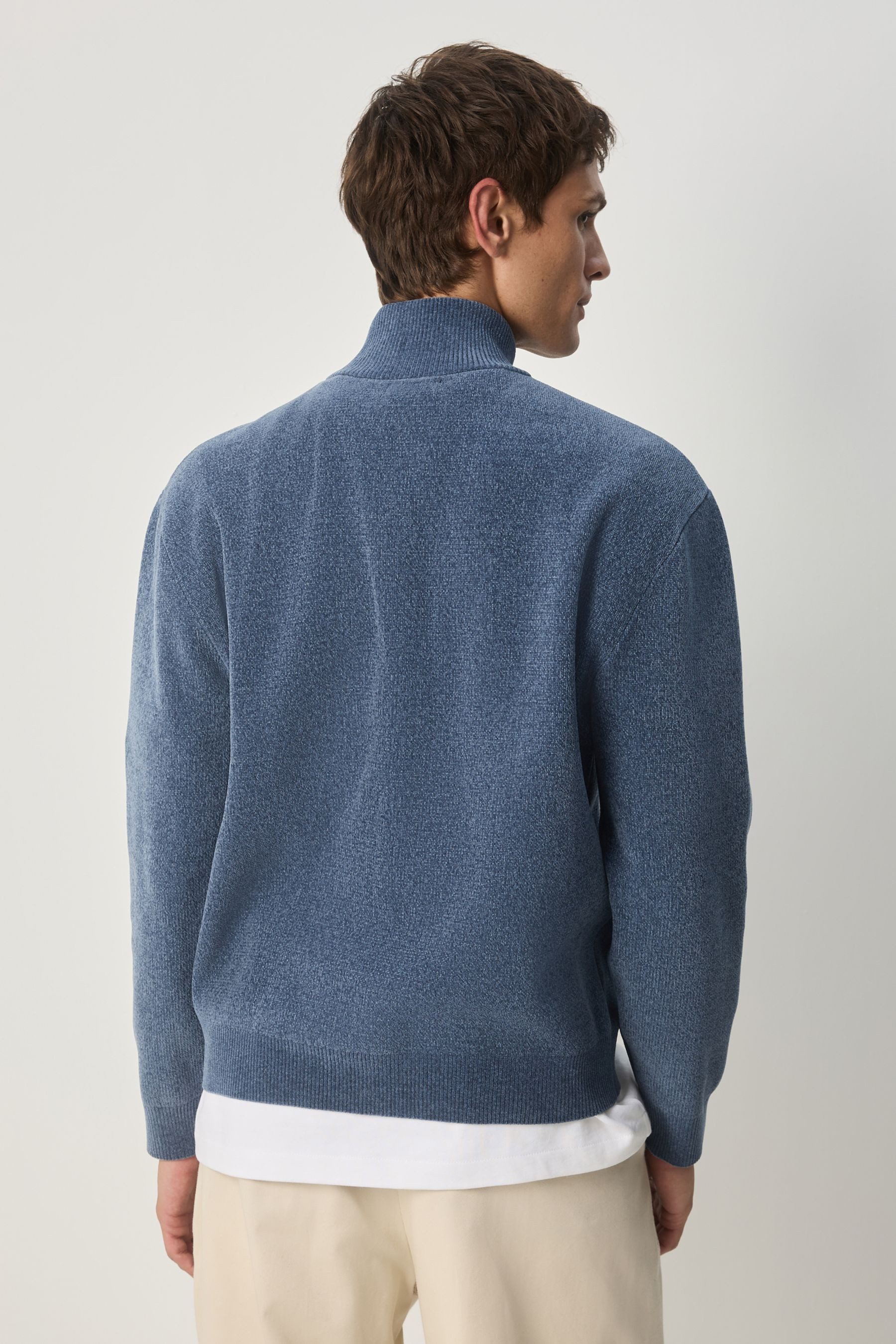Next Troyer Regular Fit Brooklyn Troyer mit Viertel-RV (1-tlg)