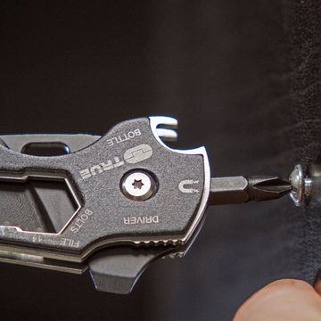 True Utility Multitool Mini Multi Tool SmartKnife+ Gürtel, Clip Taschen Messer Klappmesser