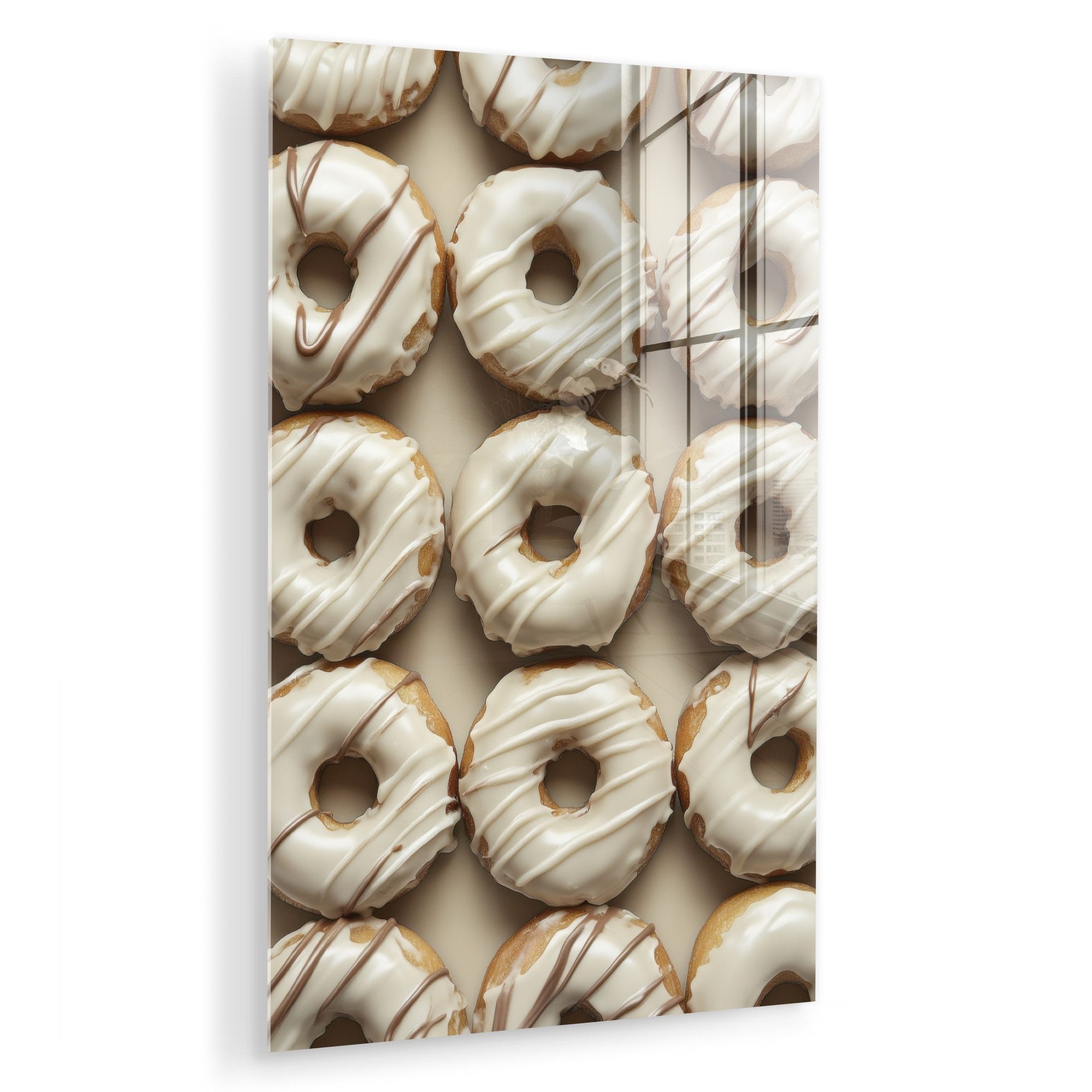 MuchoWow Acrylglasbild Donuts - Schokolade - günstig online kaufen