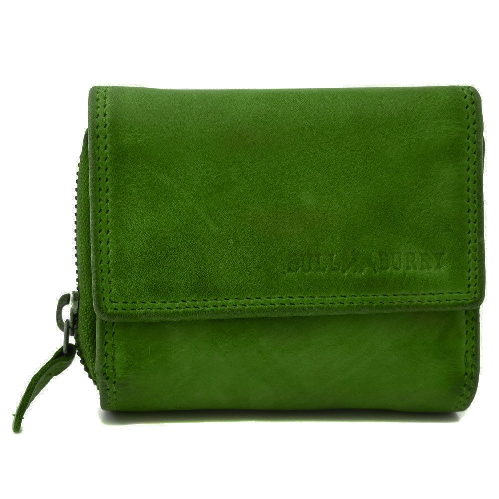 BULL BURRY Geldbörse LA BOCA M, klein, handlich, Waschleder in Vintage-Look