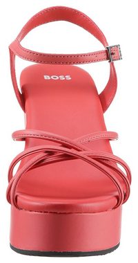 BOSS Cate Wedge Sandalette mit auffälligem Plateau