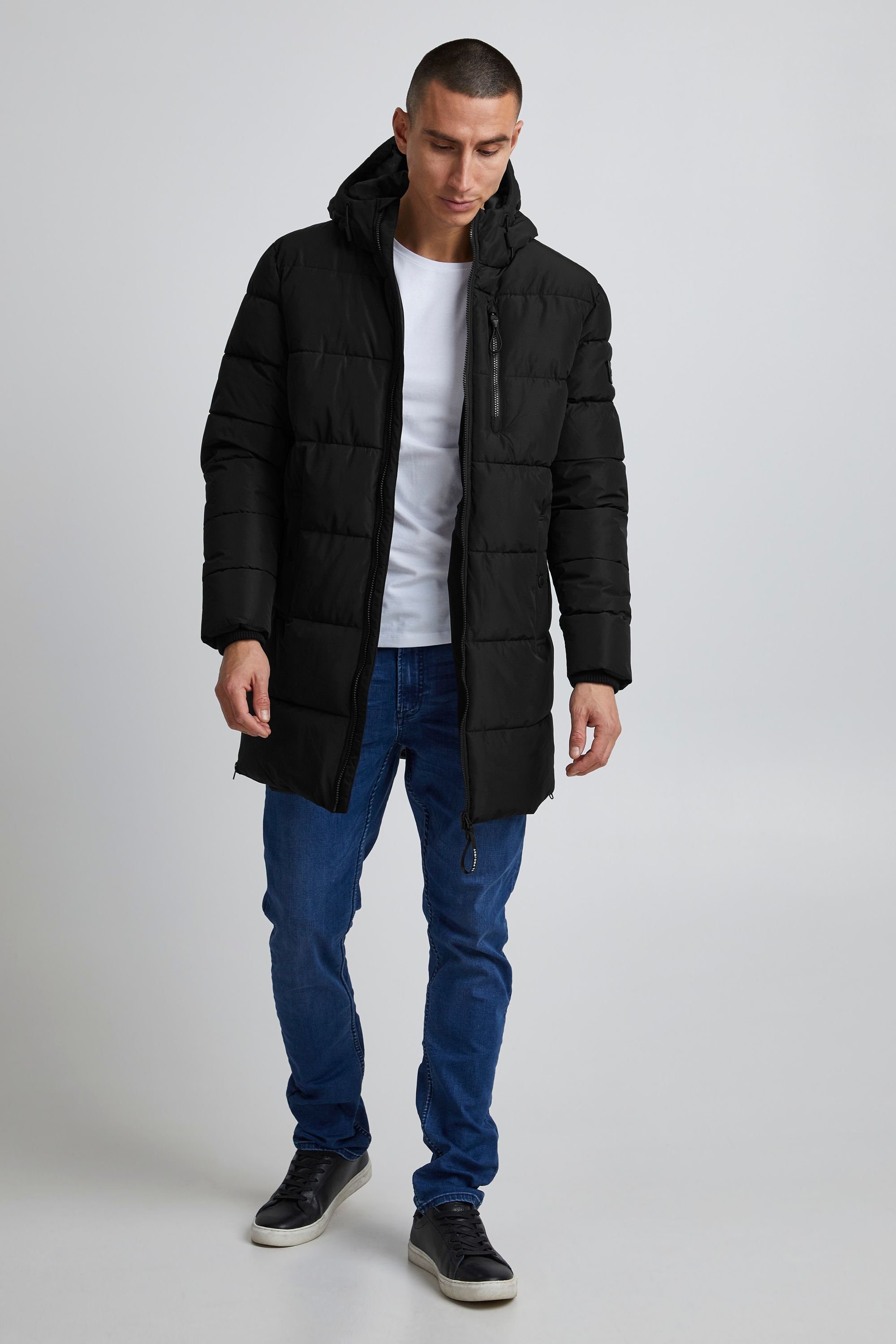 quilted Project Parka 11 Parka Tibor Black Long Project 11