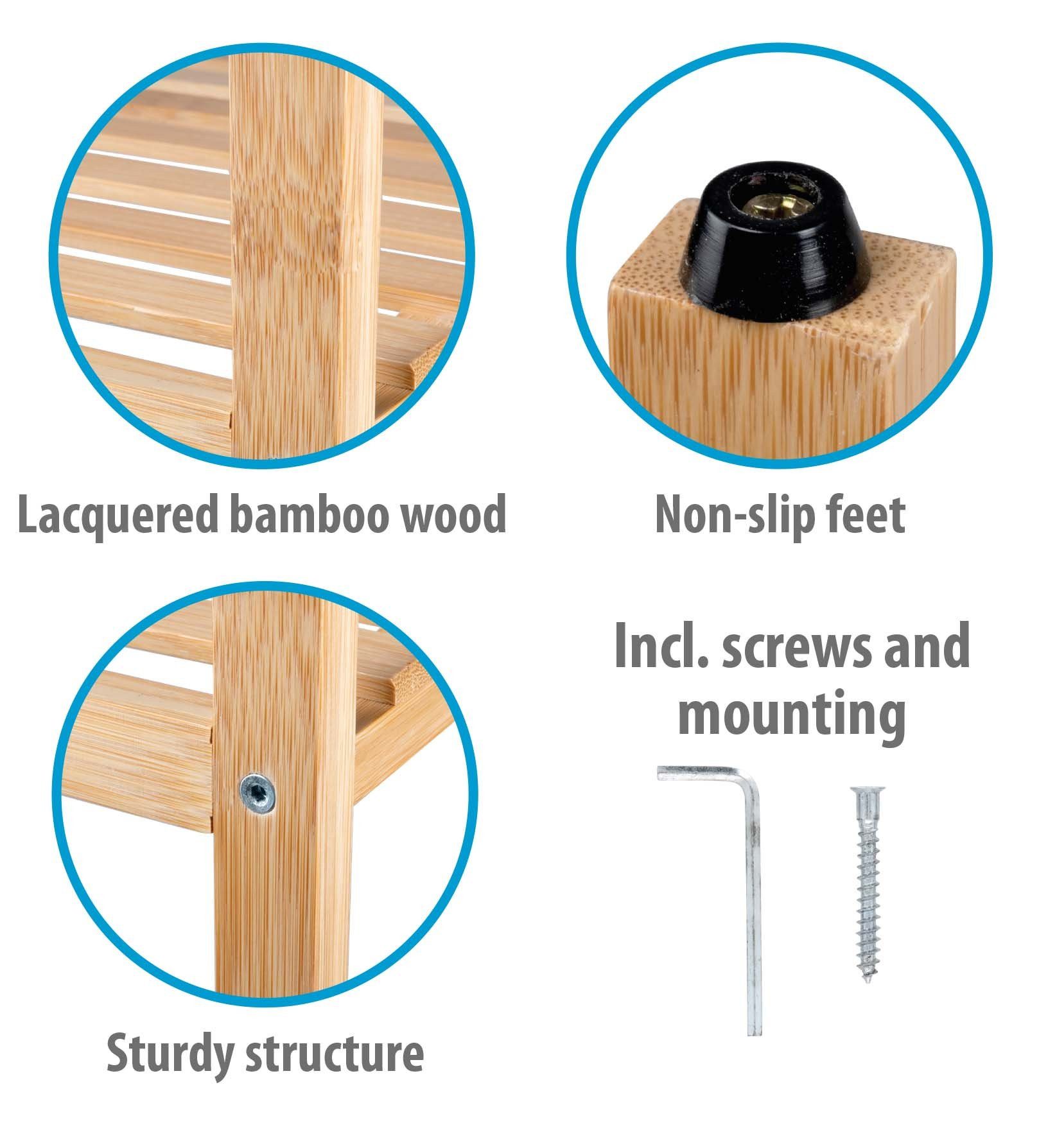 *Alpina* Badregal, faltbar (4 Ebene-Modell)