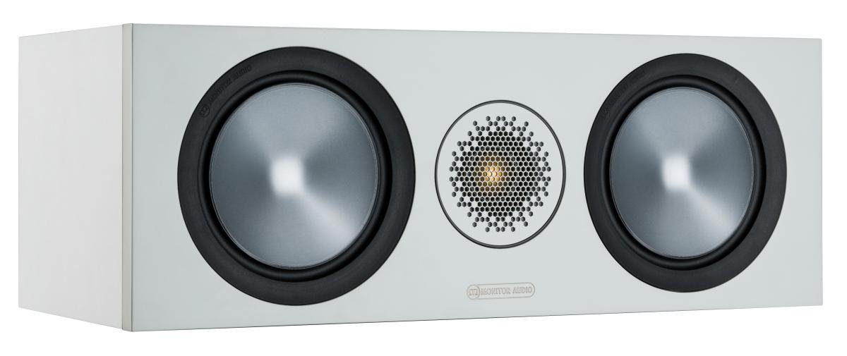 MONITOR AUDIO Bronze C150 (6G) Center-Lautsprecher weiß/grau Center-Lautsprecher (nicht zutreffend, 120 W, Center-Lautsprecher, inkl. abnehmbarer Lautsprecherabdeckung)