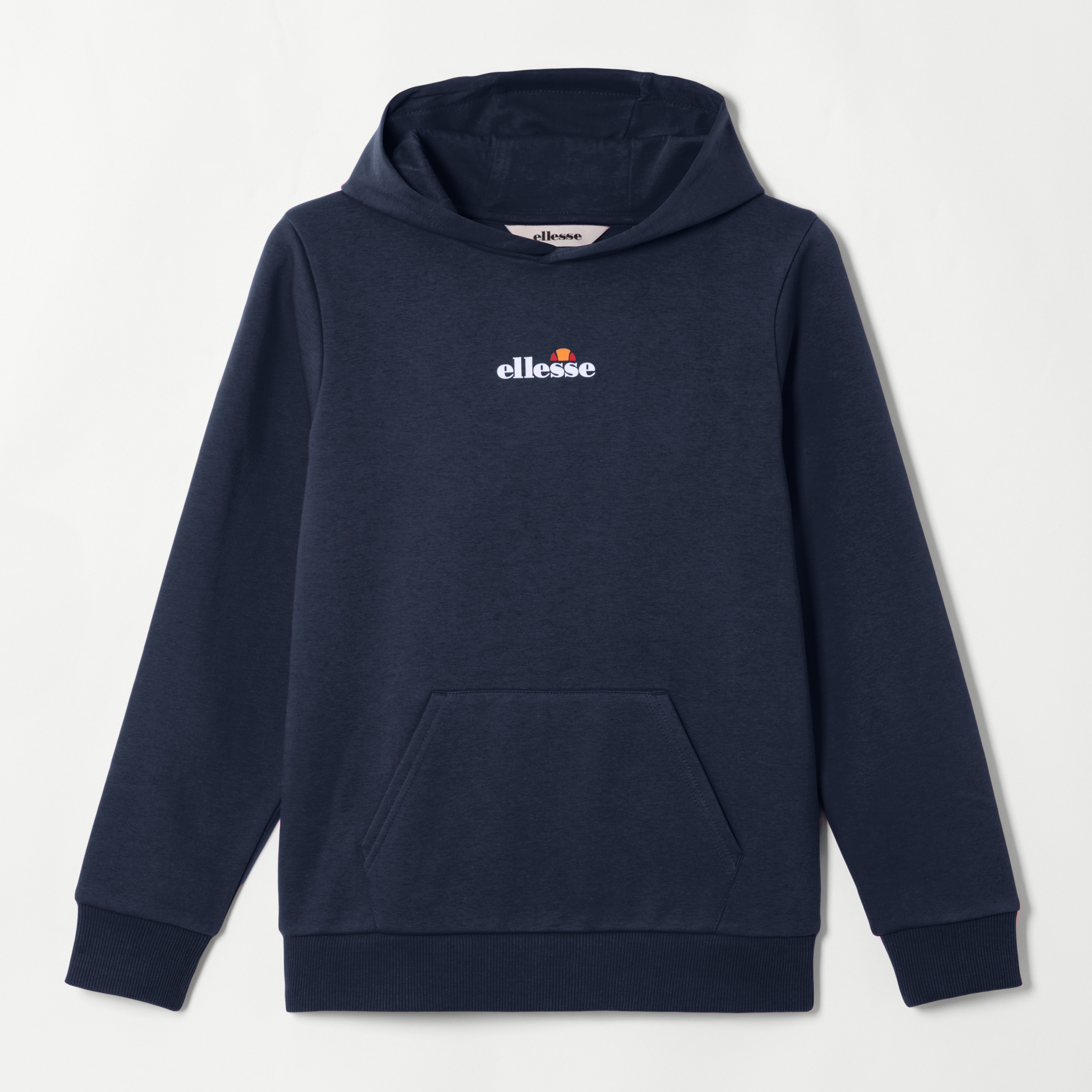 Ellesse Kapuzensweatshirt mit Baumwolle und Polyester, Langarm-Ausführung, gerader Abschluss