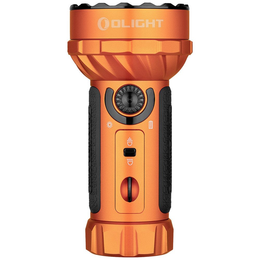 OLIGHT Taschenlampe OLight Marauder Mini orange LED Taschenlampe Große Reichweite akkubetr