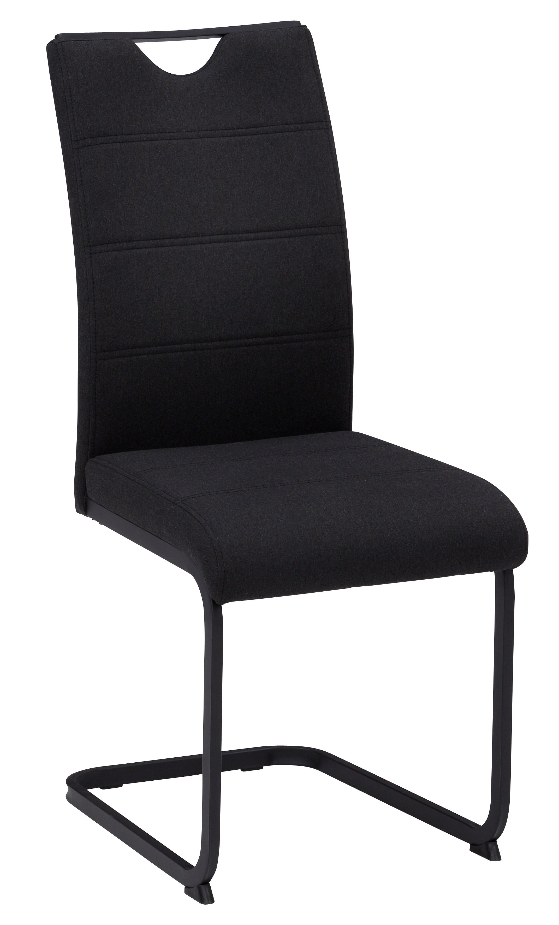 HELA Essgruppe GISELLE Esszimmer, Essgruppe, Sitzgruppe, (Set, 5-tlg., 5er Set, Tisch plus 4 Stühle), Esstisch U-Gestell Metall, Tischplatte mit Baumkante, OTTOs Choice