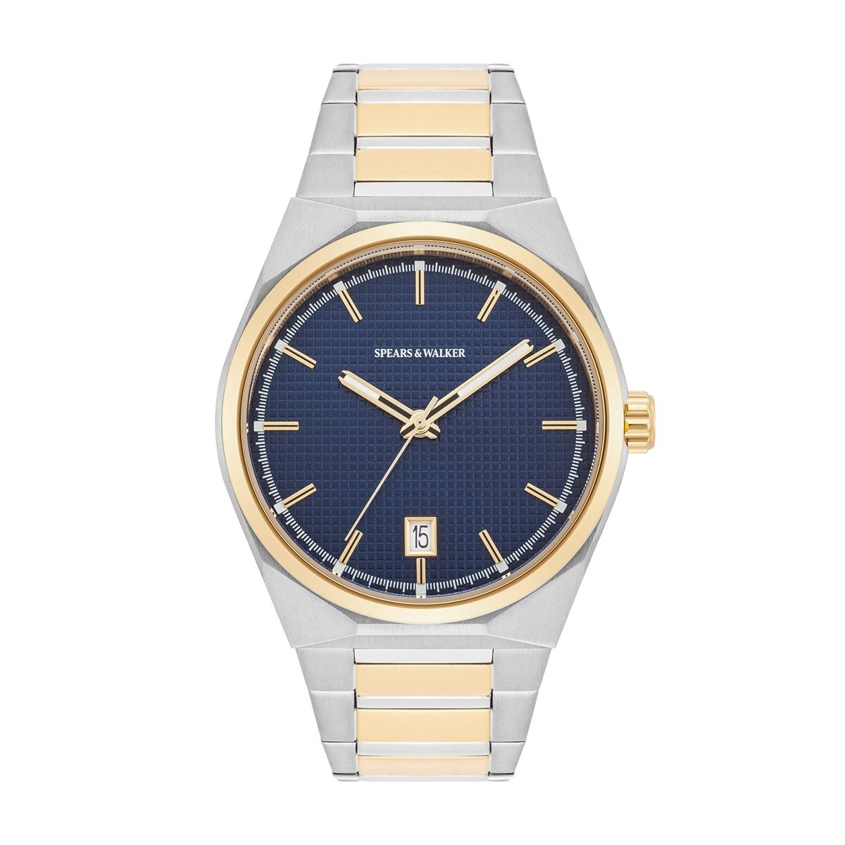 Spears & Walker Quarzuhr silber/gelbgold