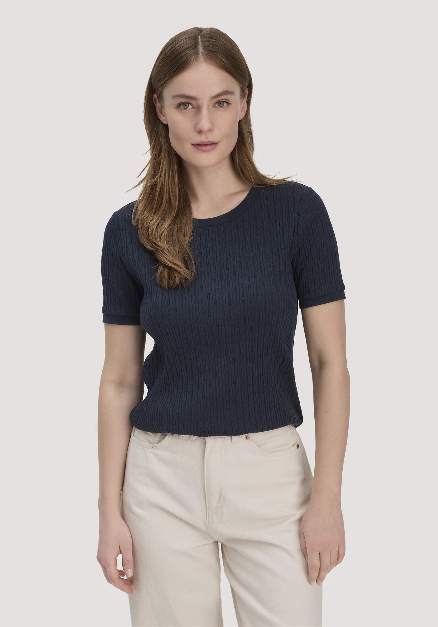Hessnatur T-Shirt aus reiner Bio-Baumwolle (1-tlg)