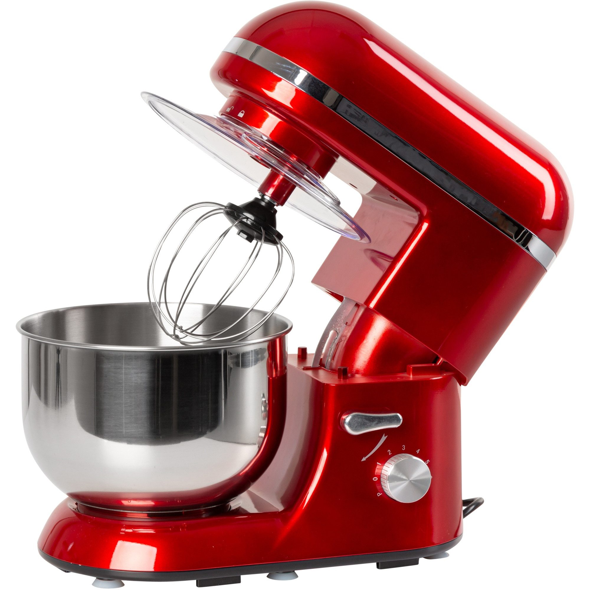 Klarstein Küchenmaschine mit Kochfunktion, 1800 W, 5.2 l Schüssel, Knetmaschine Teigmaschine Teigknetmaschine Rührmaschine Standmixer