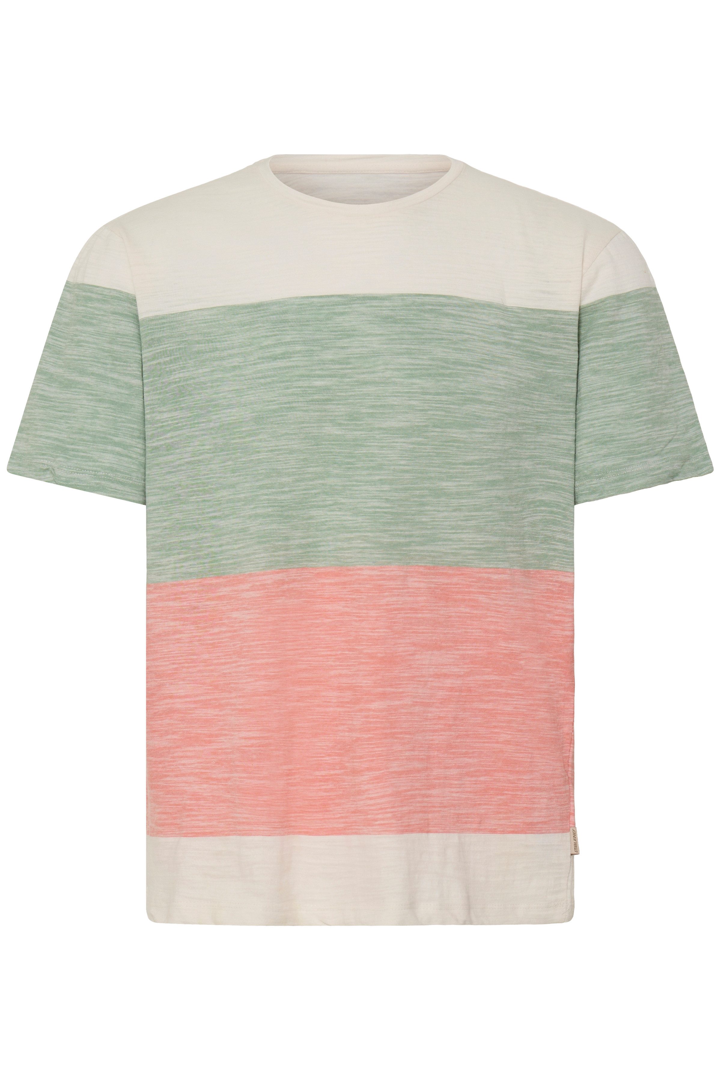 Blend T-Shirt BHKEITH BLOCK S/S TEE aus Single Jersey, Regular Fit, mit Rundhalsausschnitt – Bild 5 von 5
