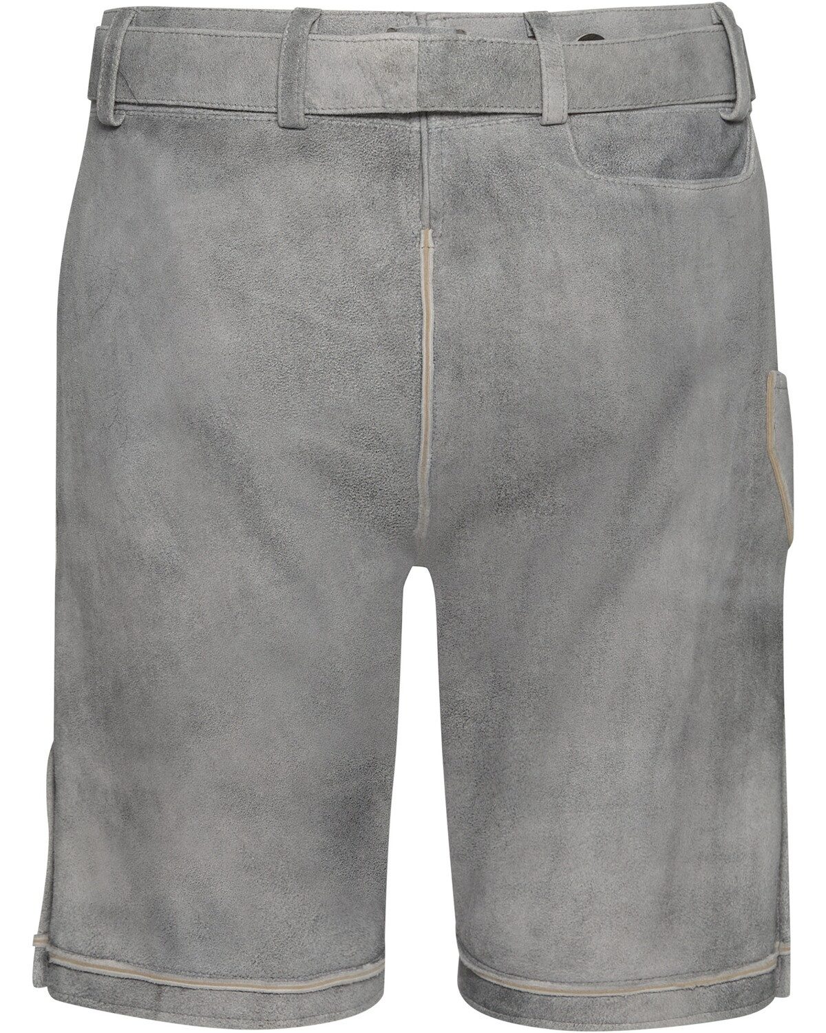 Almsach Trachtenlederhose Kurze Lederhose mit Gürtel günstig online kaufen