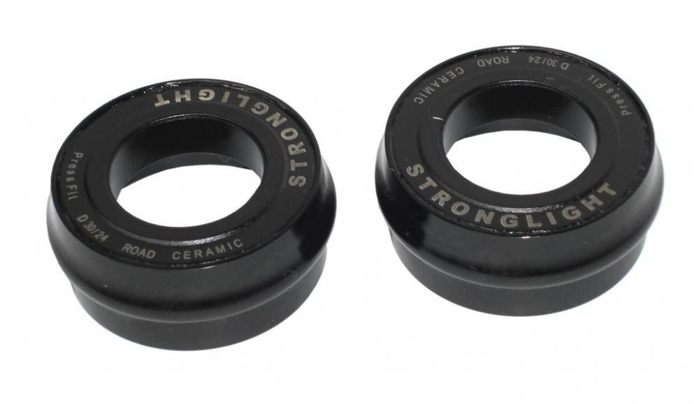 STRONGLIGHT Fahrradpedale Stronglight Innenlager BB 30/24 Keramik Kugeln, schwarz